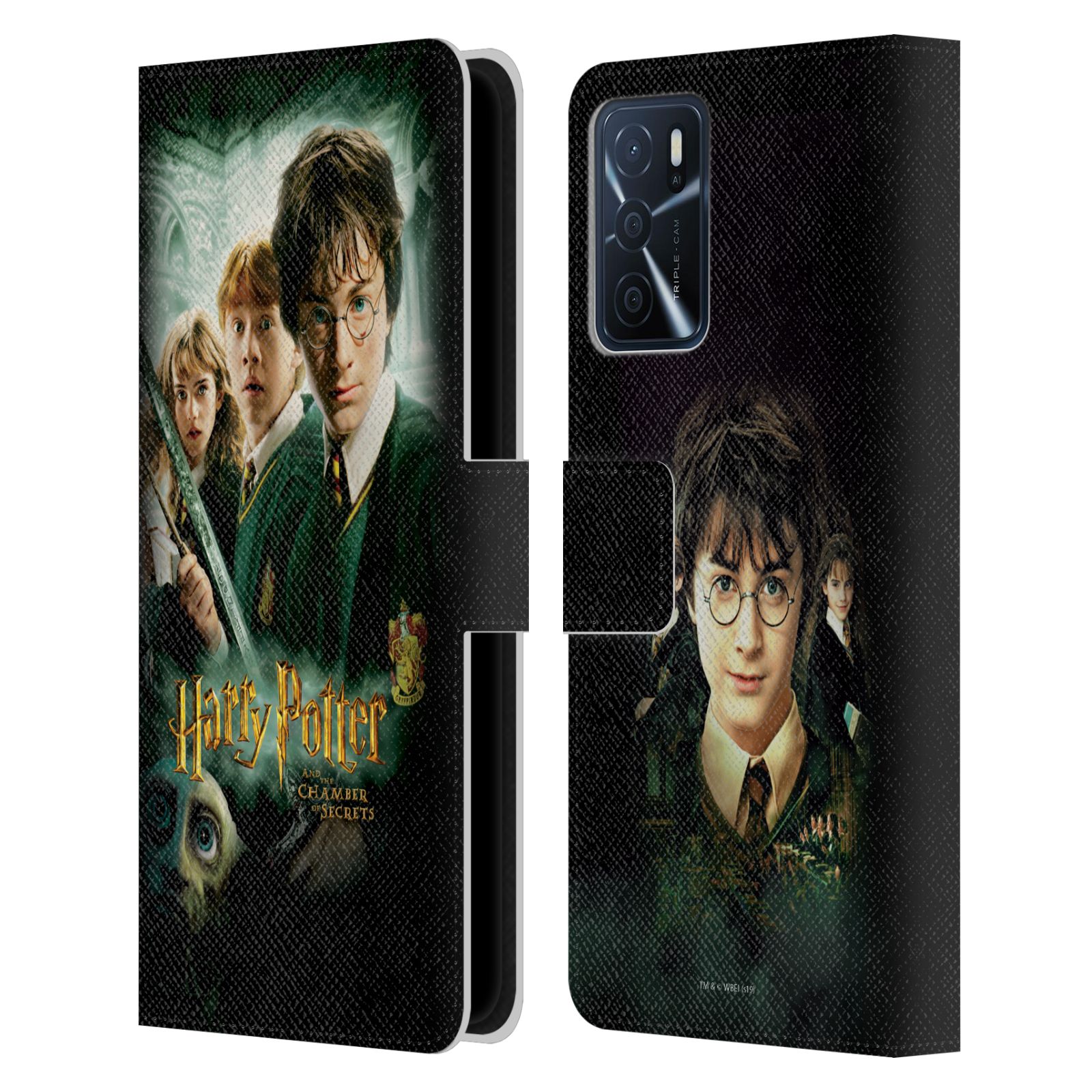 Pouzdro na mobil Oppo A16s - HEAD CASE - Harry Potter - Tajemná komnata