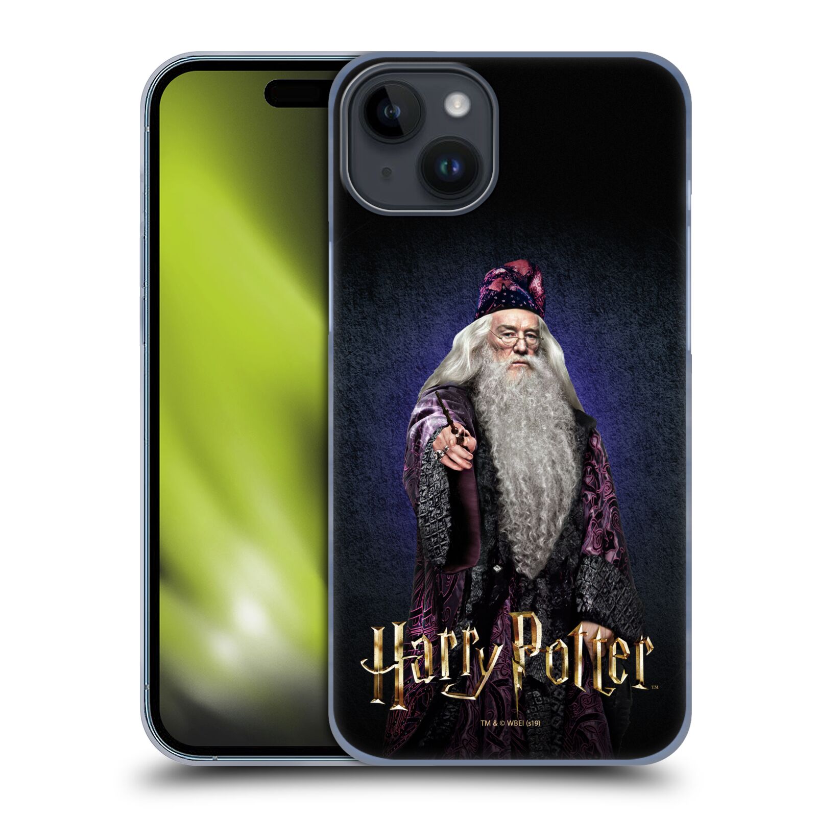 Plastový obal HEAD CASE na mobil Apple Iphone 15 PLUS  Harry Potter - Albus Brumbál školní foto