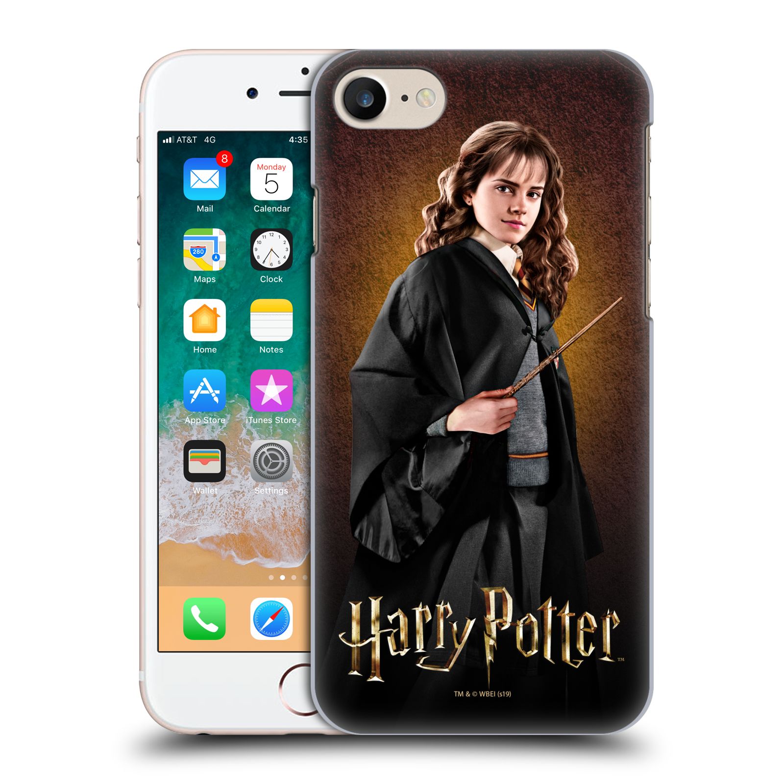 Pouzdro na mobil Apple Iphone 7/8 - HEAD CASE - Hermiona Grangerová