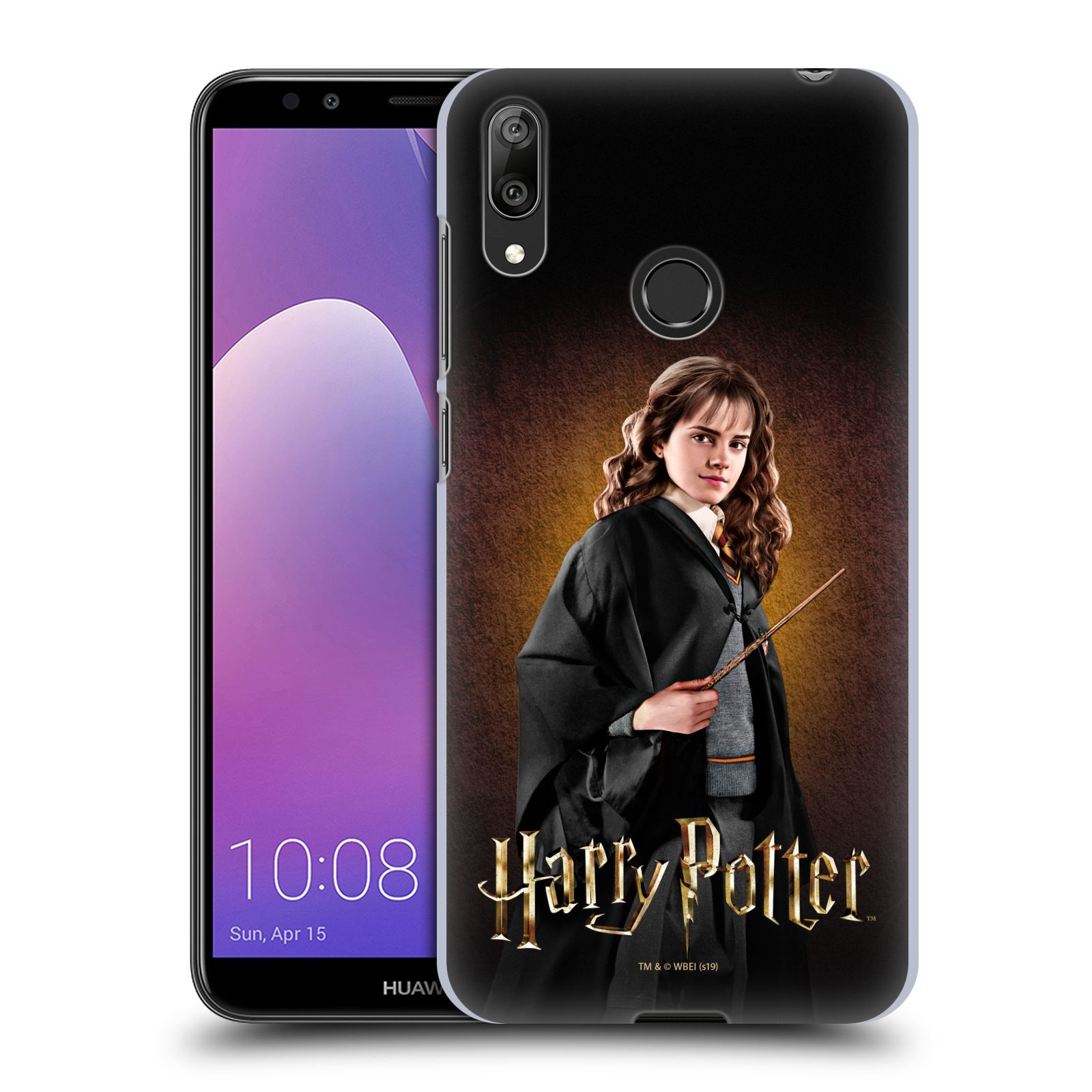 Pouzdro na mobil Huawei Y7 2019 - HEAD CASE - Hermiona Grangerová