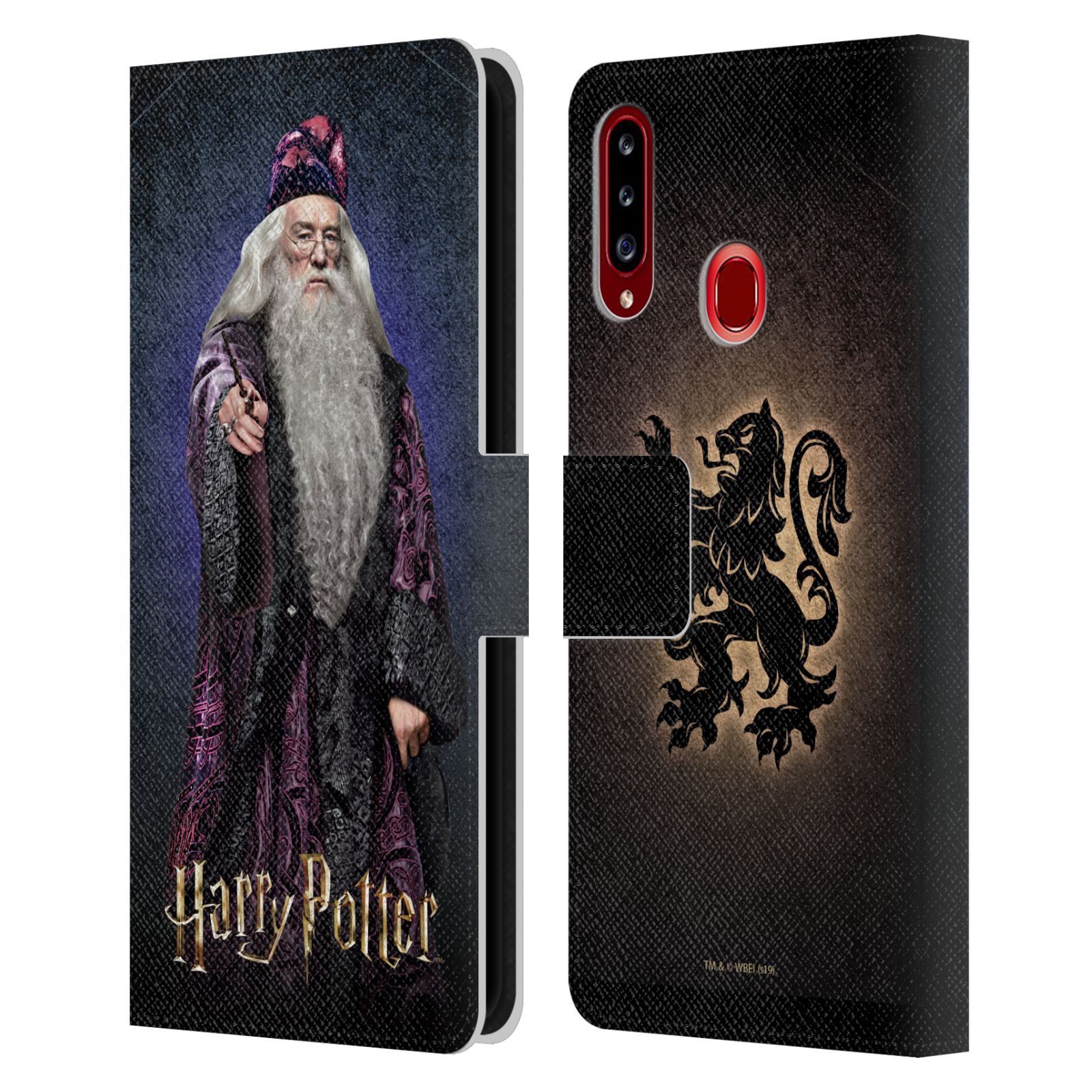 Pouzdro na mobil Samsung Galaxy A20S - HEAD CASE - Harry Potter - Albus Brumbál