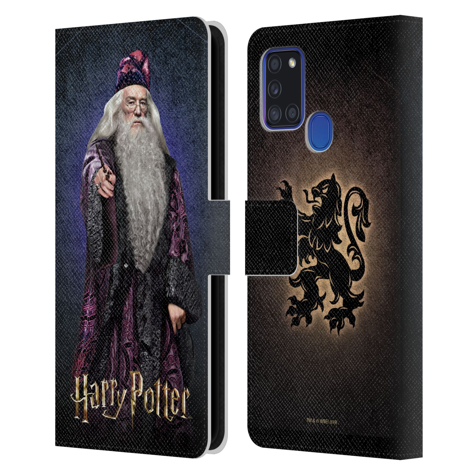 Pouzdro na mobil Samsung Galaxy A21S - HEAD CASE - Harry Potter - Albus Brumbál