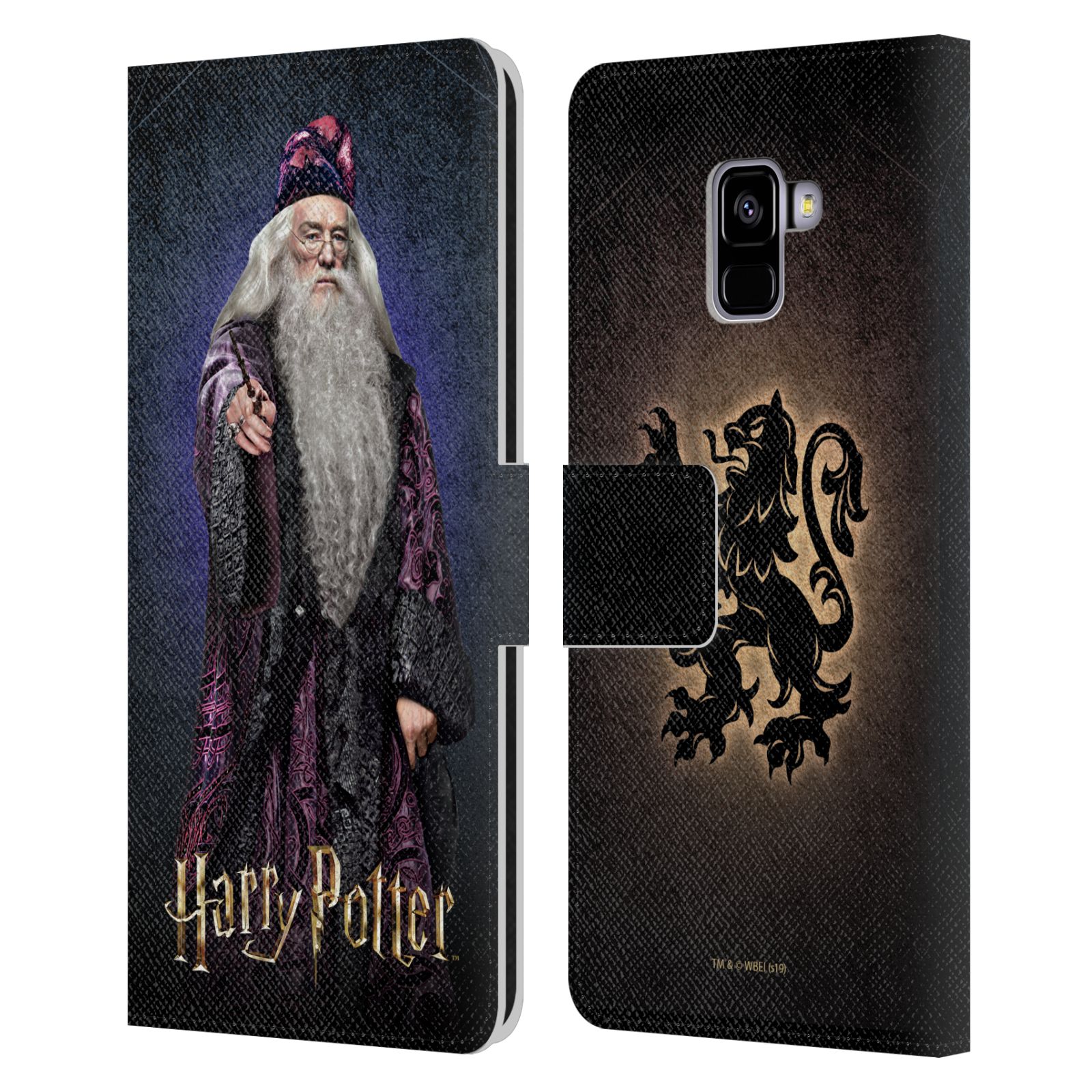 Pouzdro na mobil Samsung Galaxy A8+ 2018 - HEAD CASE - Harry Potter - Albus Brumbál