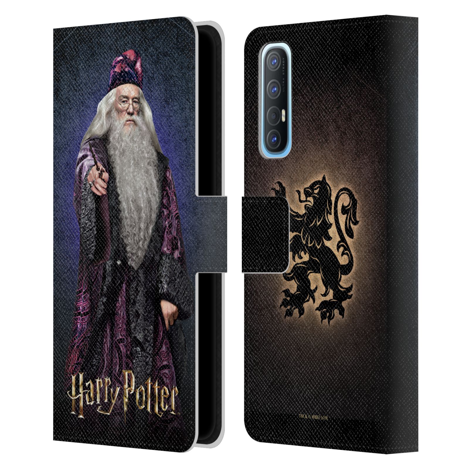 Pouzdro na mobil Oppo Find X2 NEO - HEAD CASE - Harry Potter - Albus Brumbál