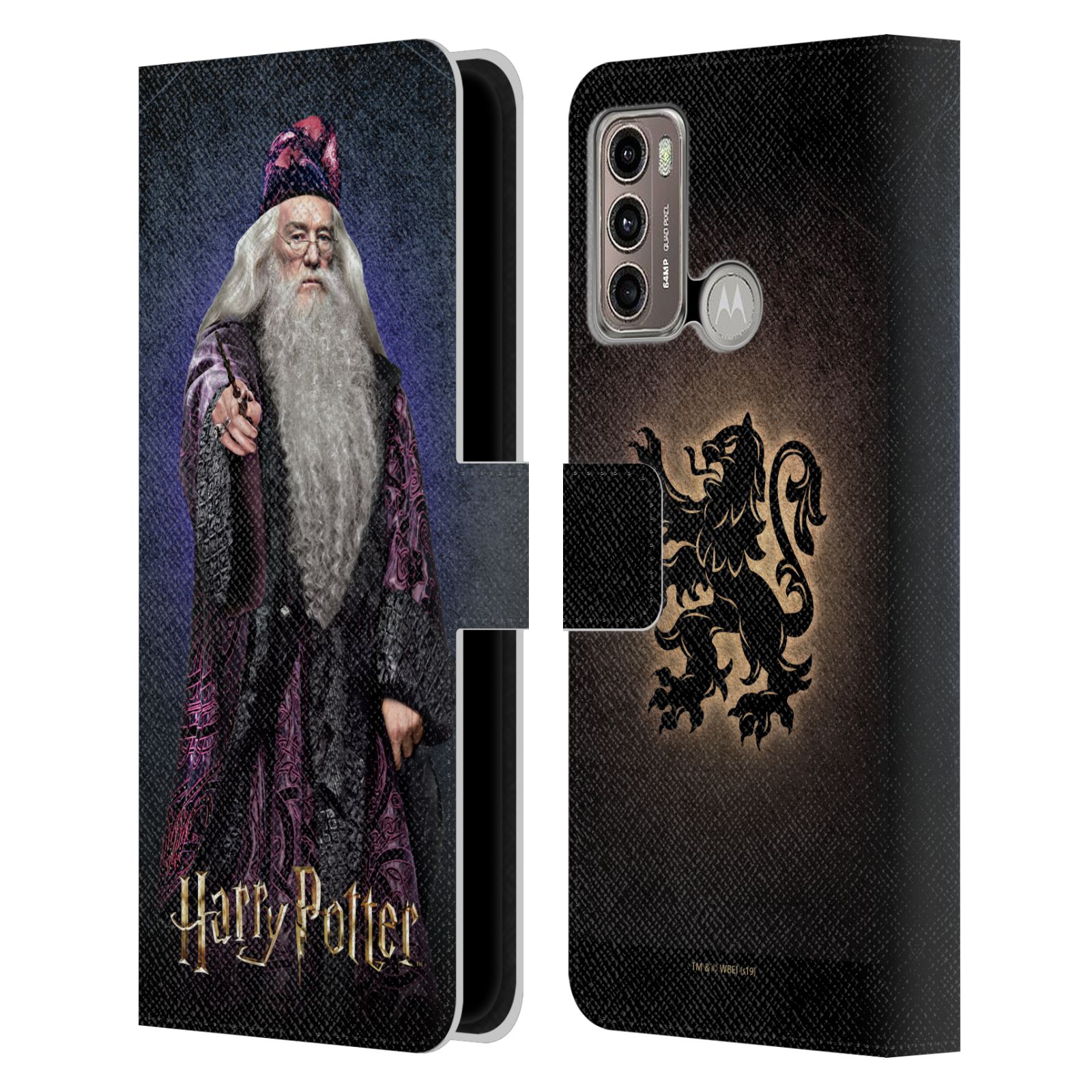 Pouzdro na mobil Motorola Moto G60 - HEAD CASE - Harry Potter - Albus Brumbál