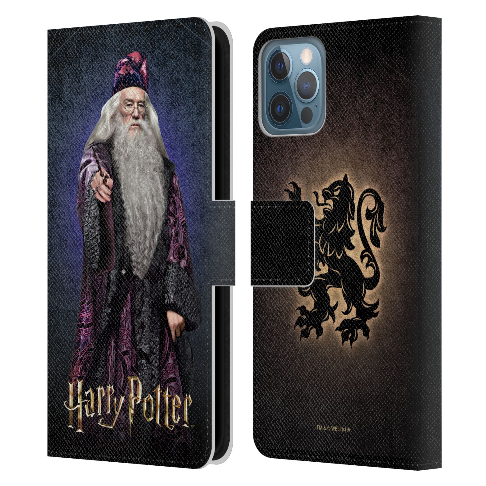 Pouzdro na mobil Apple Iphone 12 / 12 Pro - HEAD CASE - Harry Potter - Albus Brumbál