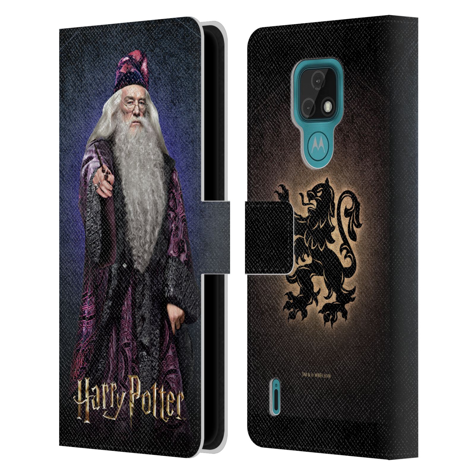 Pouzdro na mobil Motorola Moto E7 - HEAD CASE - Harry Potter - Albus Brumbál
