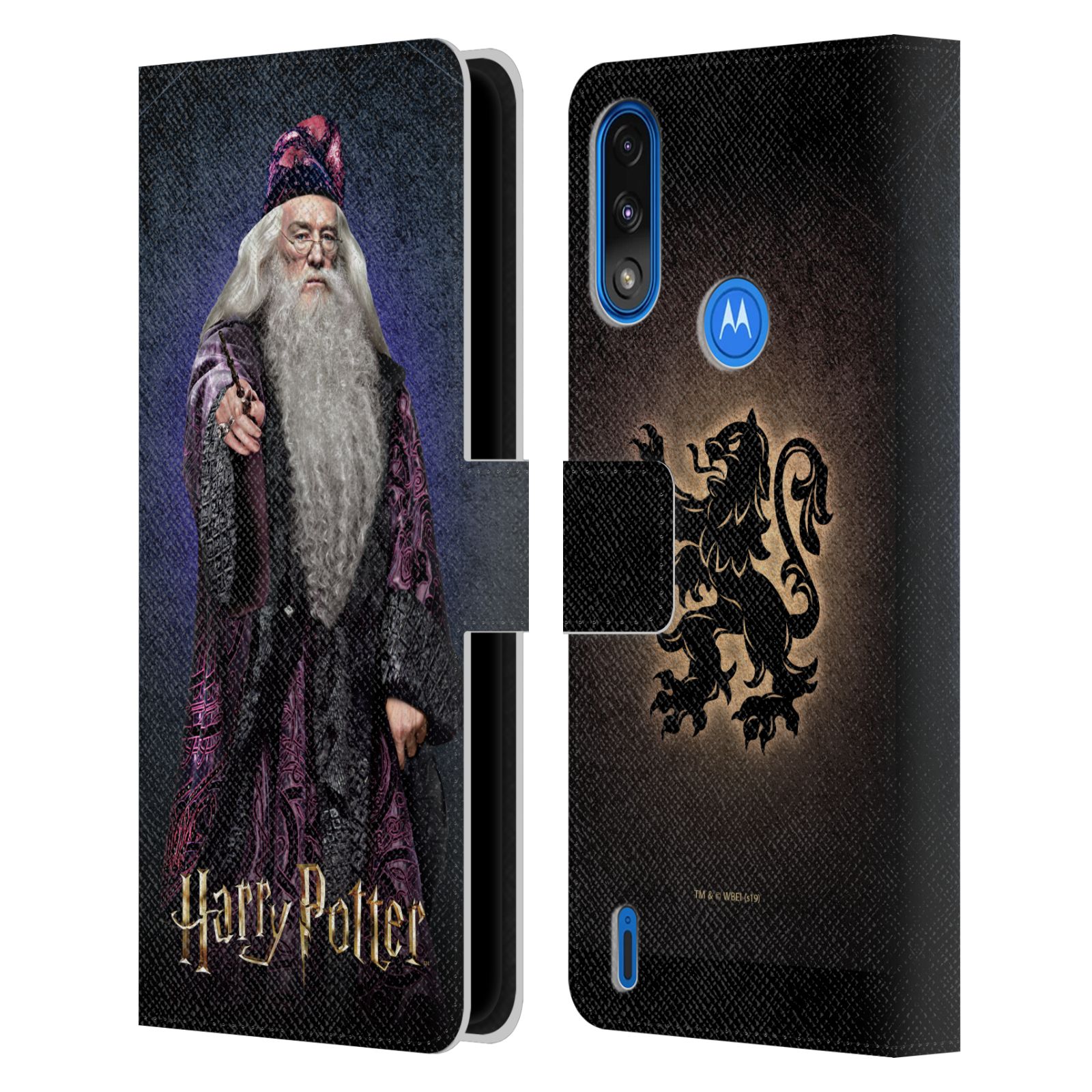 Pouzdro na mobil Motorola Moto E7 POWER - HEAD CASE - Harry Potter - Albus Brumbál