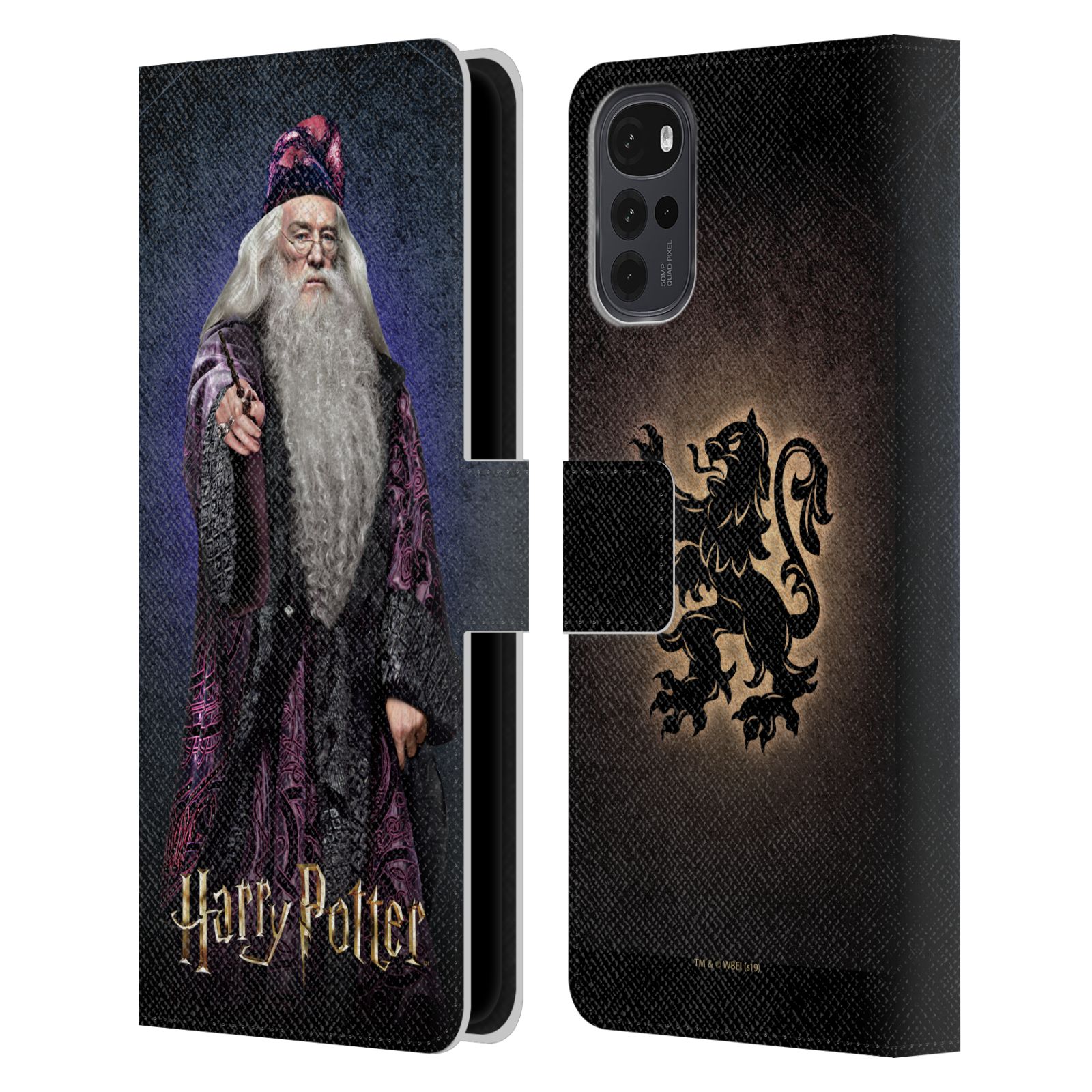 Pouzdro na mobil Motorola Moto G22 - HEAD CASE - Harry Potter - Albus Brumbál