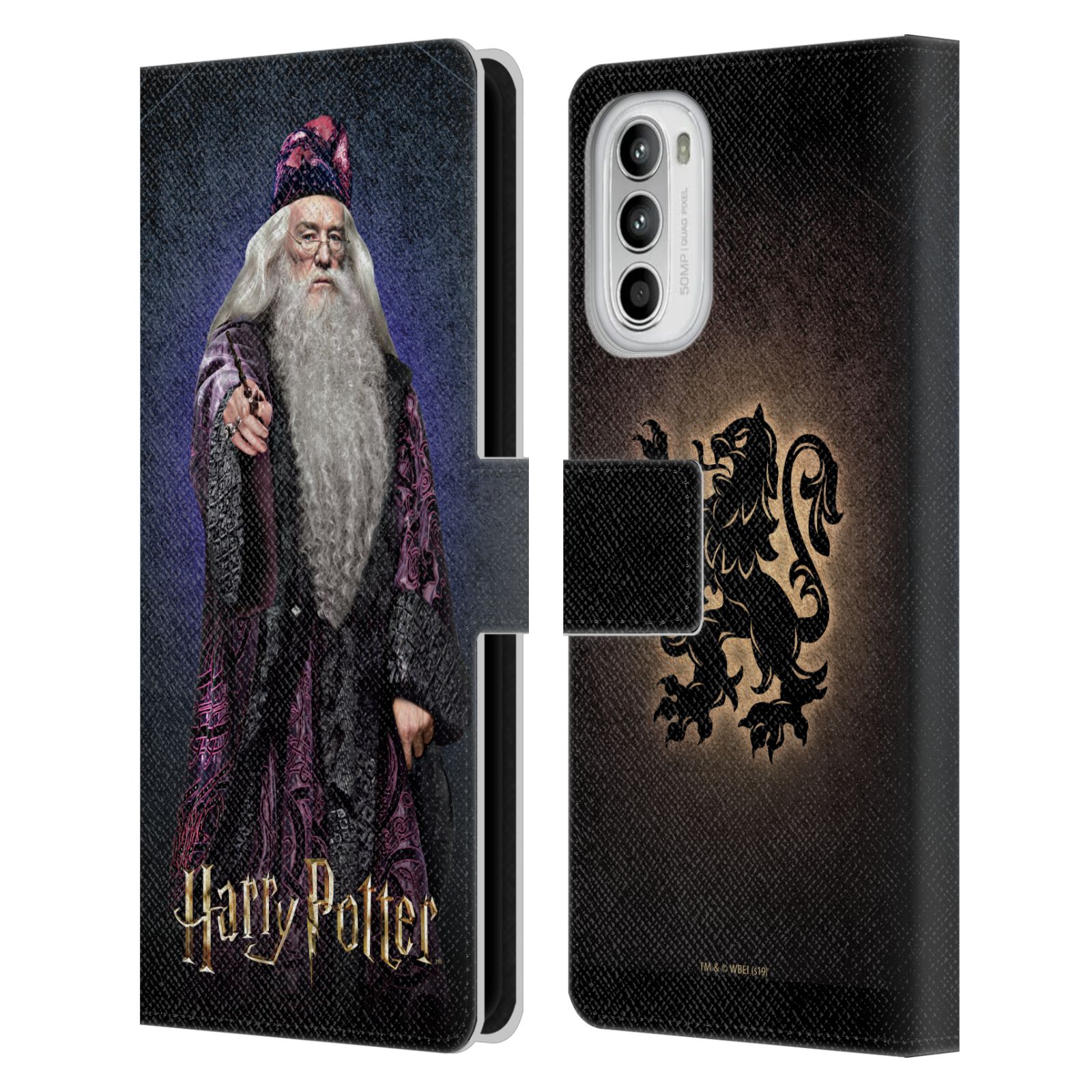 Pouzdro na mobil Motorola Moto G52 - HEAD CASE - Harry Potter - Albus Brumbál