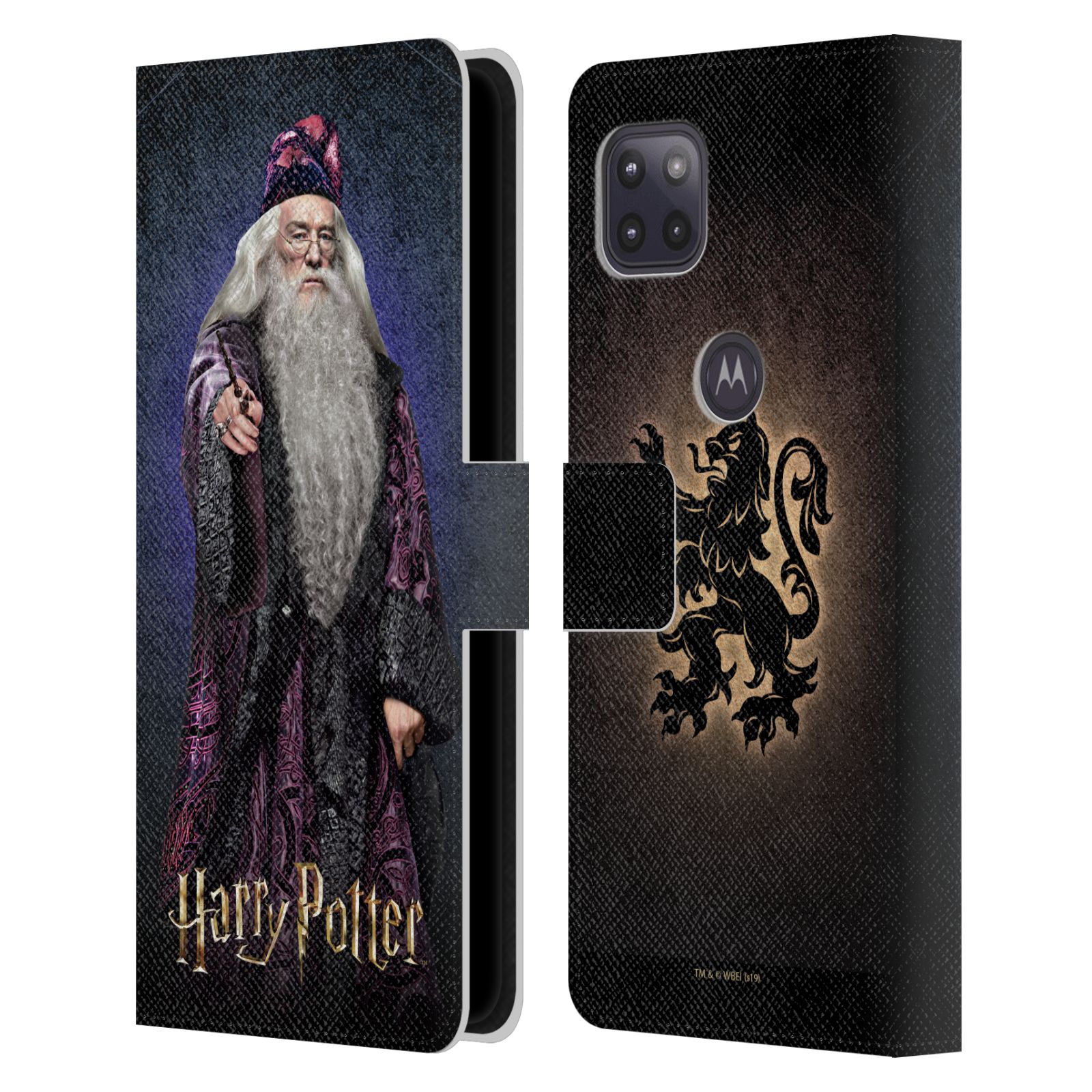 Pouzdro na mobil Motorola Moto G 5G - HEAD CASE - Harry Potter - Albus Brumbál
