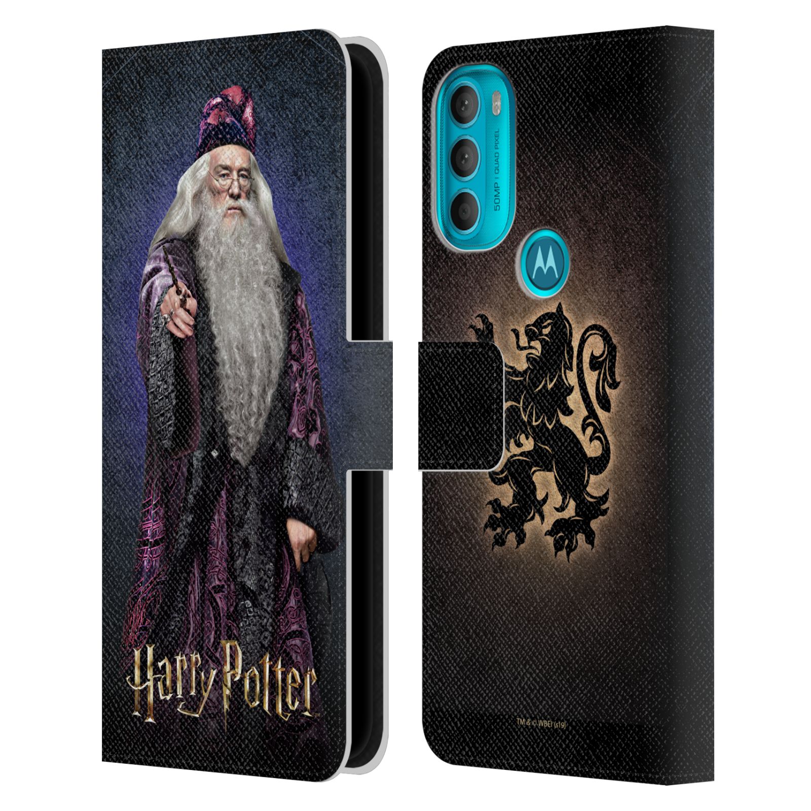 Pouzdro na mobil Motorola Moto G71 5G - HEAD CASE - Harry Potter - Albus Brumbál