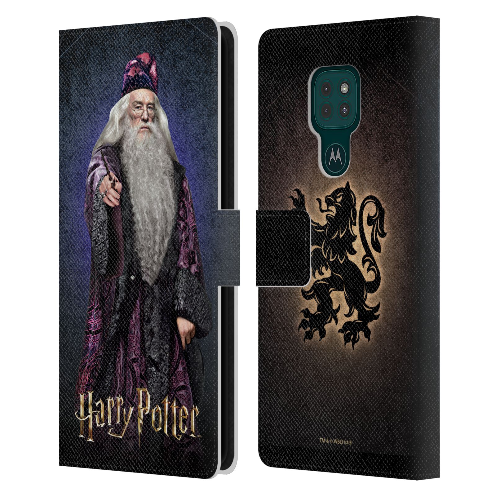 Pouzdro na mobil Motorola Moto G9 PLAY - HEAD CASE - Harry Potter - Albus Brumbál
