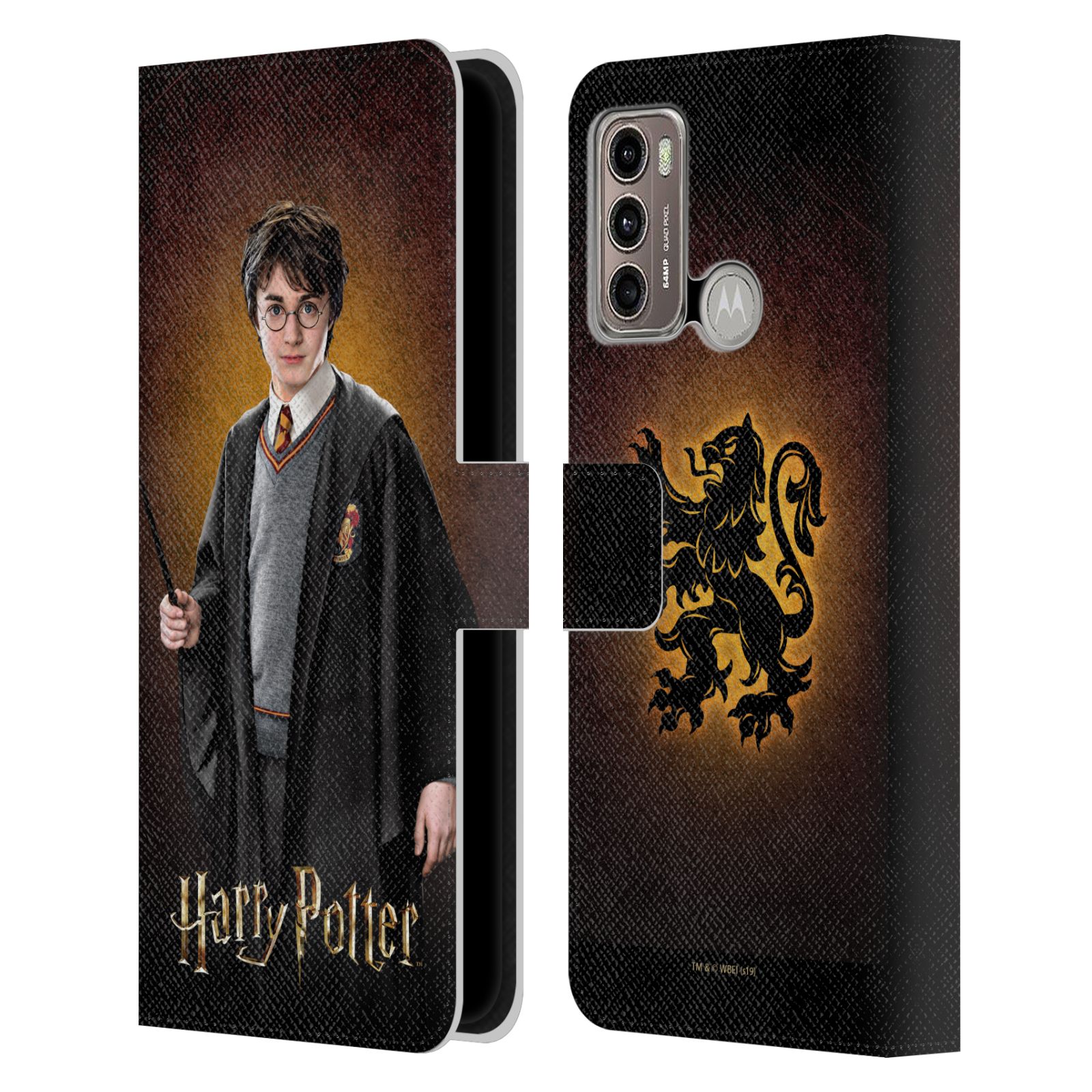Pouzdro na mobil Motorola Moto G60 - HEAD CASE - Harry Potter - Harry Potter portrét