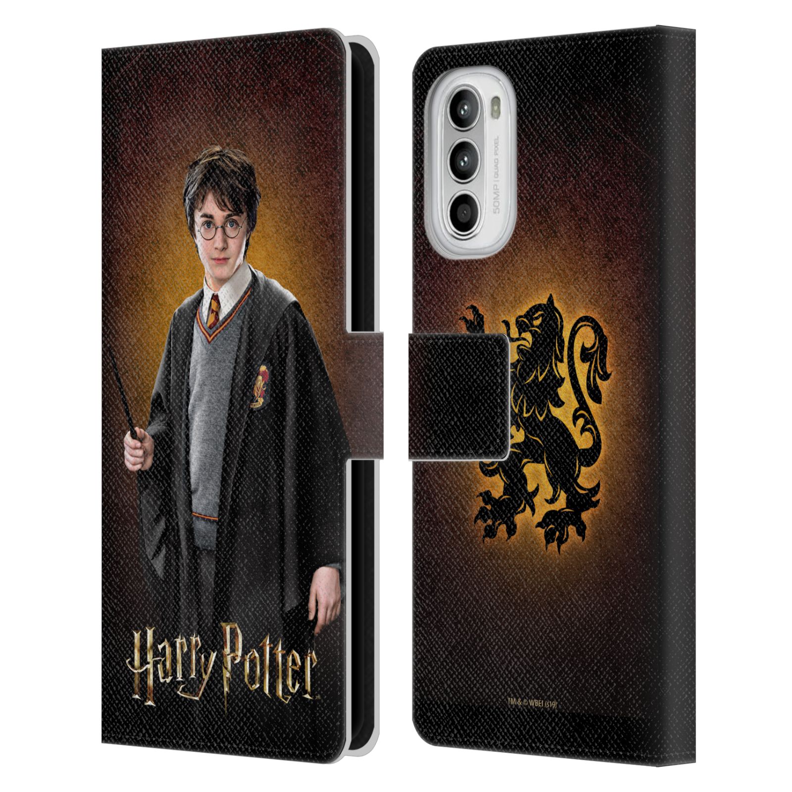 Pouzdro na mobil Motorola Moto G52 - HEAD CASE - Harry Potter - Harry Potter portrét