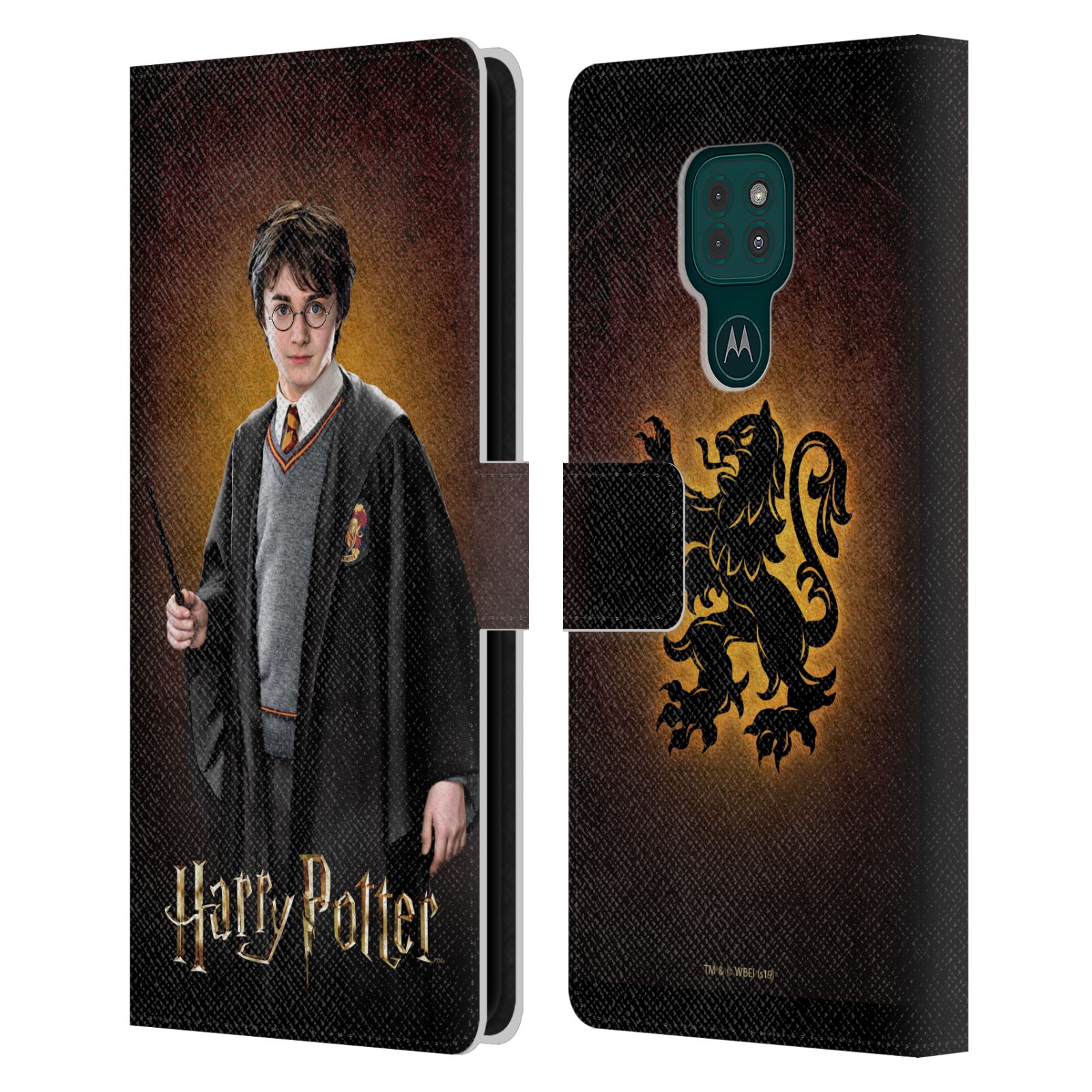Pouzdro na mobil Motorola Moto G9 PLAY - HEAD CASE - Harry Potter - Harry Potter portrét