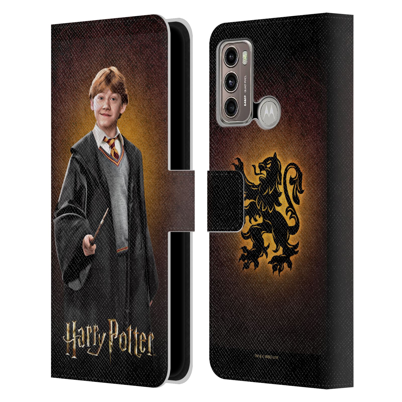 Pouzdro na mobil Motorola Moto G60 - HEAD CASE - Harry Potter - Ron Weasley portrét
