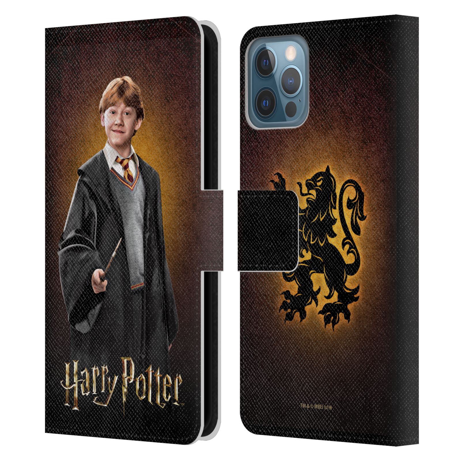 Pouzdro na mobil Apple Iphone 12 / 12 Pro - HEAD CASE - Harry Potter - Ron Weasley portrét