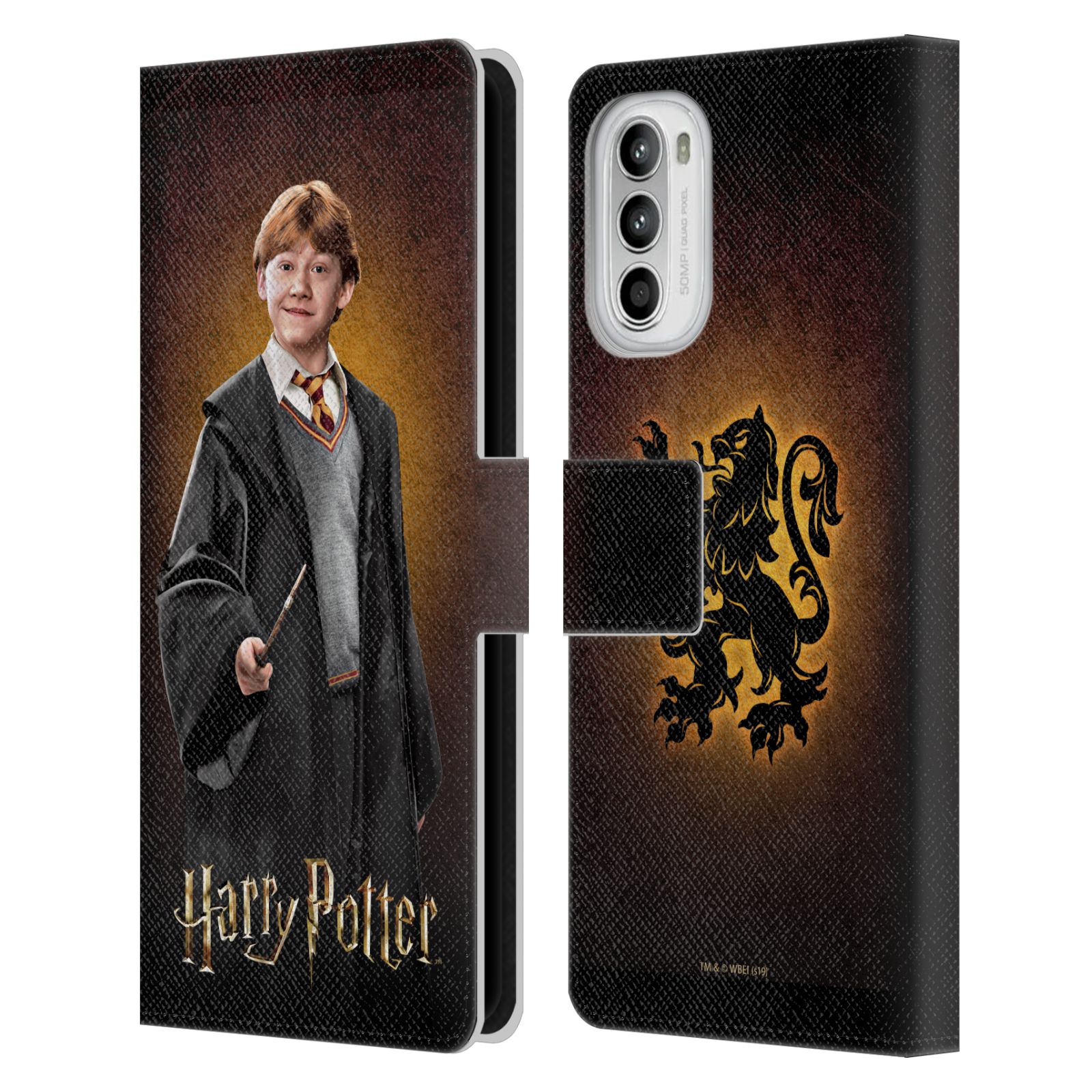 Pouzdro na mobil Motorola Moto G52 - HEAD CASE - Harry Potter - Ron Weasley portrét