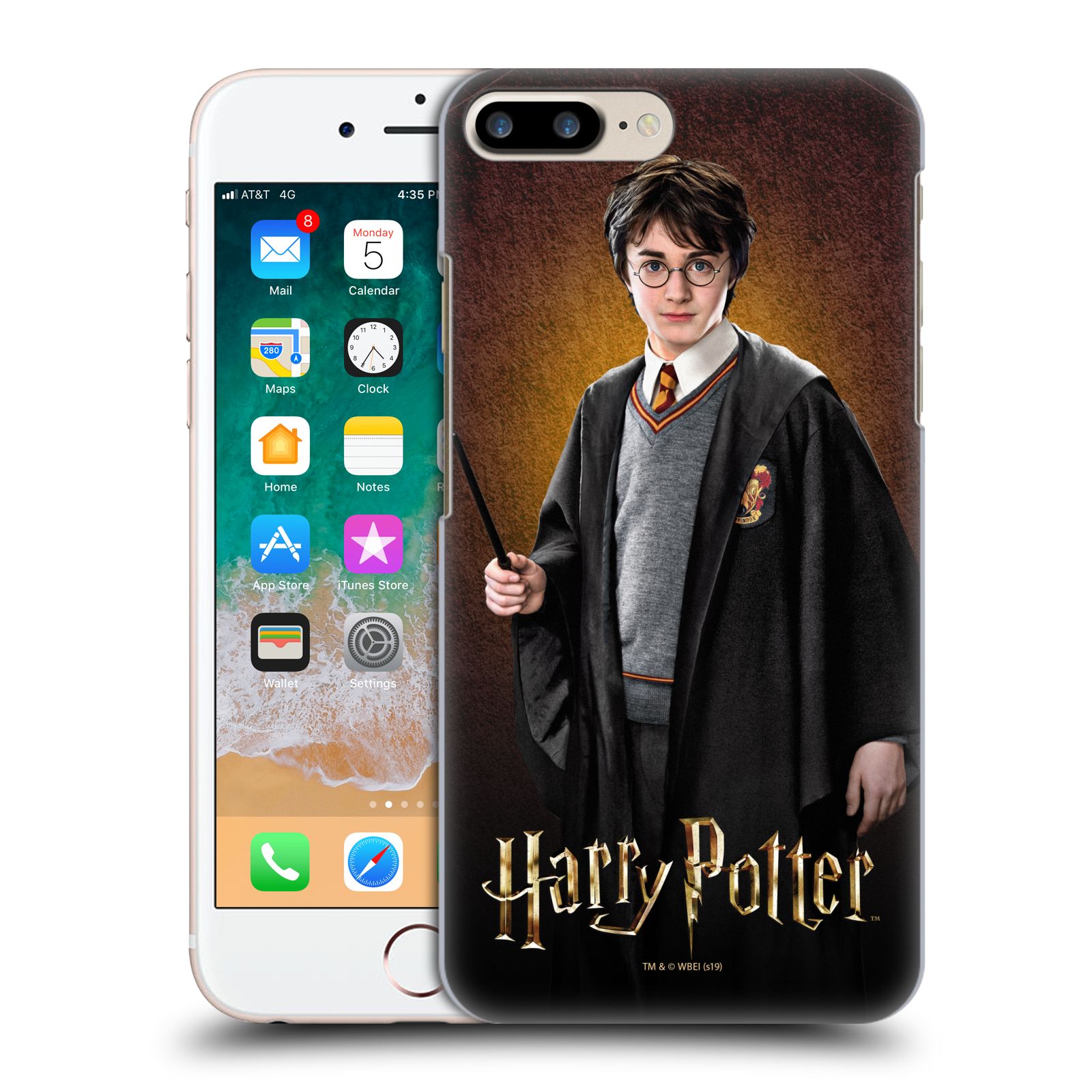 Pouzdro na mobil Apple Iphone 7/8 PLUS - HEAD CASE - Harry Potter portrét