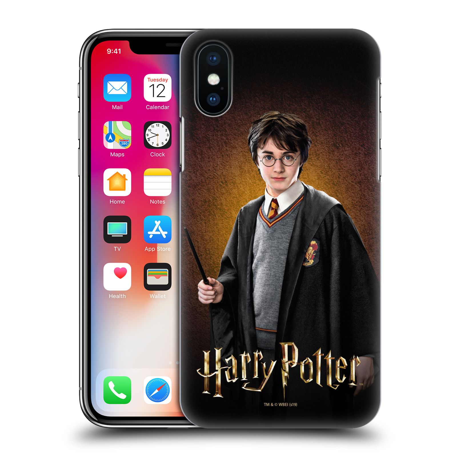 Pouzdro na mobil Apple Iphone X/XS - HEAD CASE - Harry Potter portrét