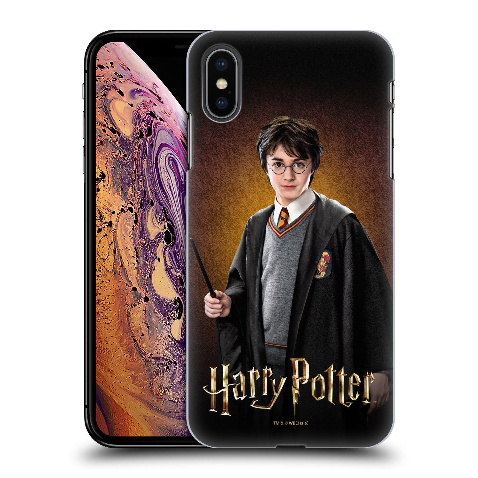 Pouzdro na mobil Apple Iphone XS MAX - HEAD CASE - Harry Potter portrét