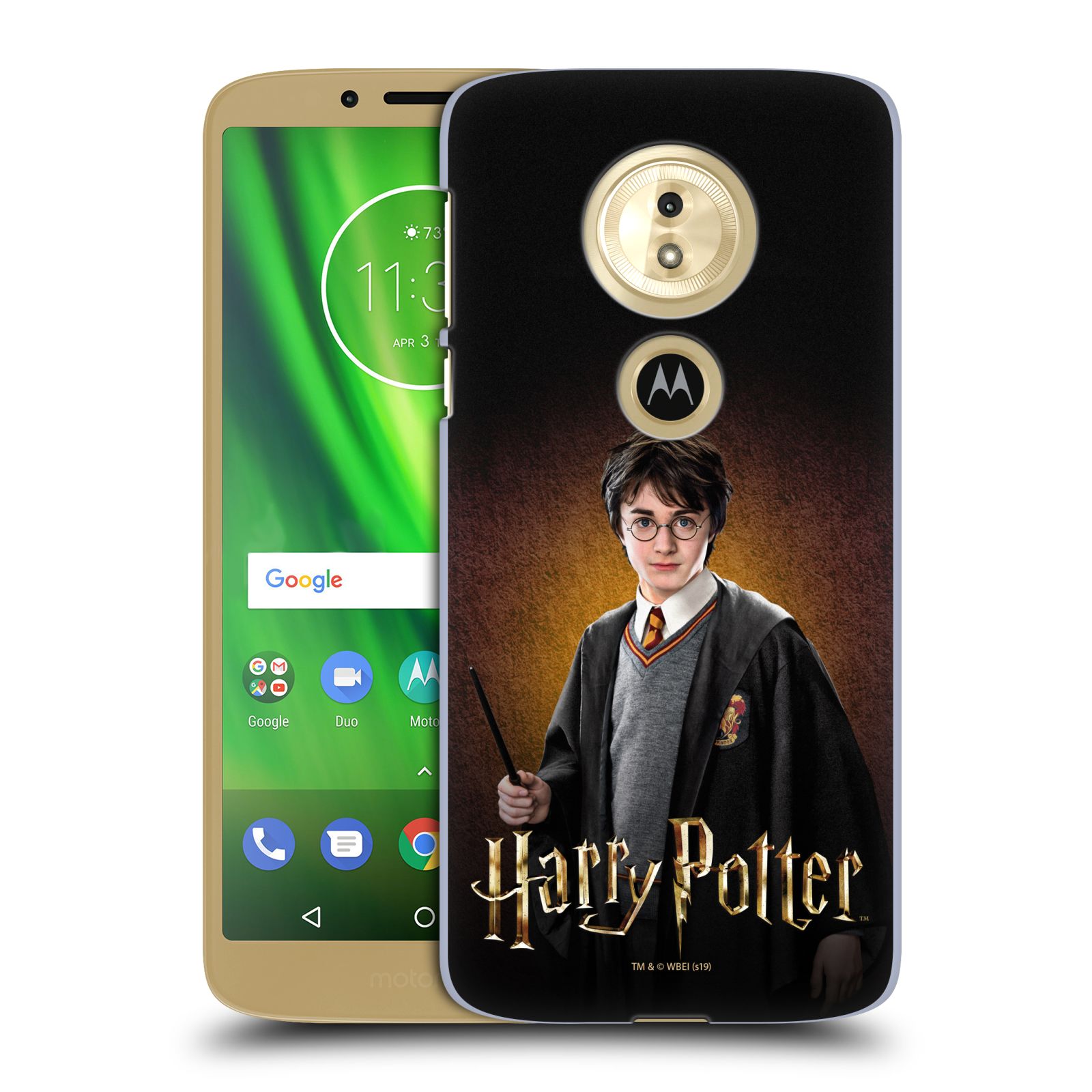 Pouzdro na mobil Motorola Moto E5 - HEAD CASE - Harry Potter portrét