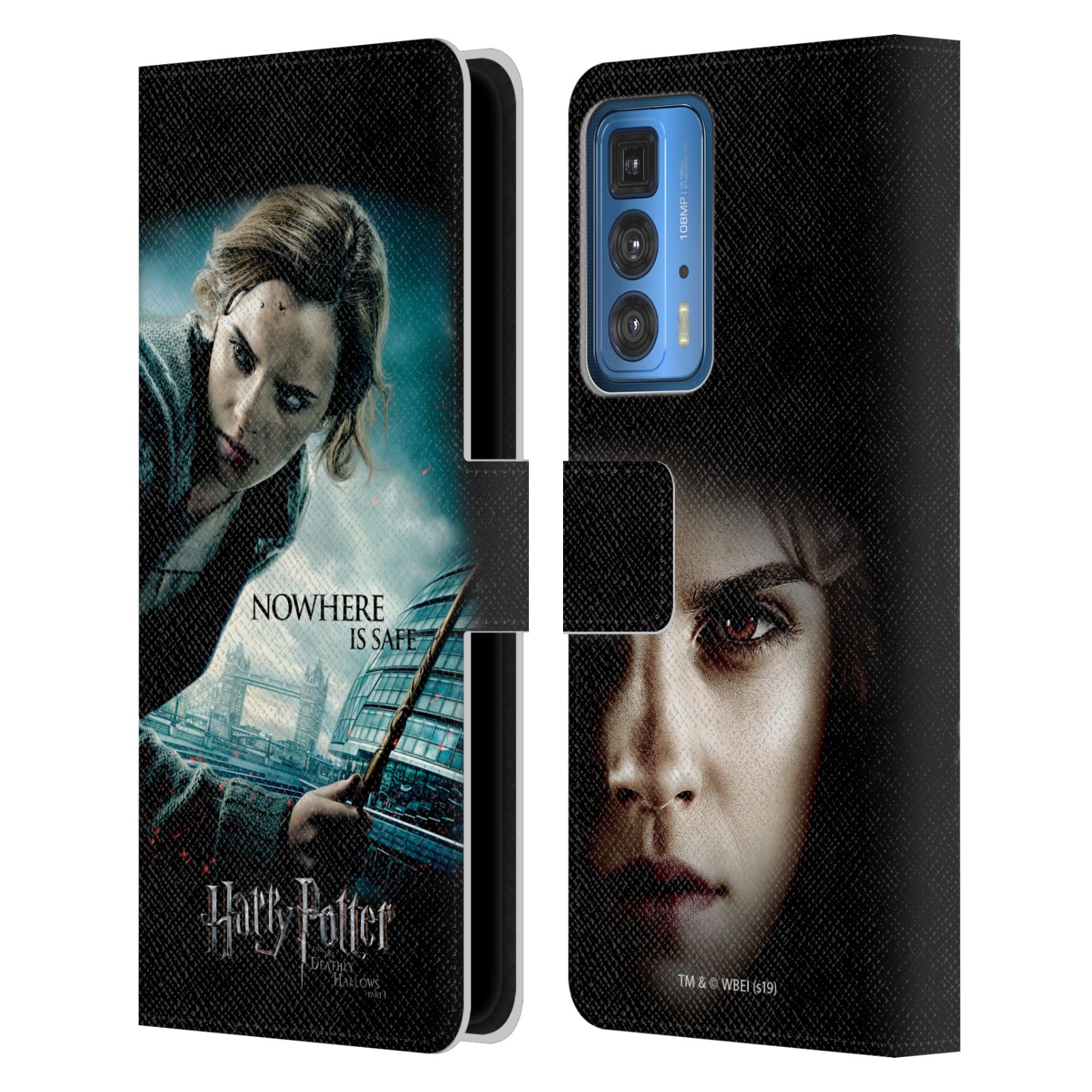 Pouzdro HEAD CASE na mobil Motorola EDGE 20 PRO - Harry Potter - Hermiona v Londýně