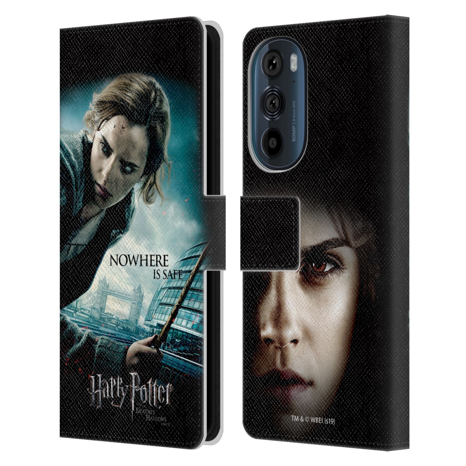 Pouzdro HEAD CASE na mobil Motorola EDGE 30 - Harry Potter - Hermiona v Londýně