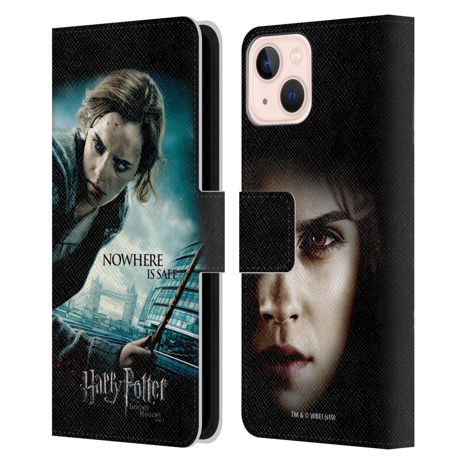 Pouzdro HEAD CASE na mobil Apple Iphone 13 - Harry Potter - Hermiona v Londýně