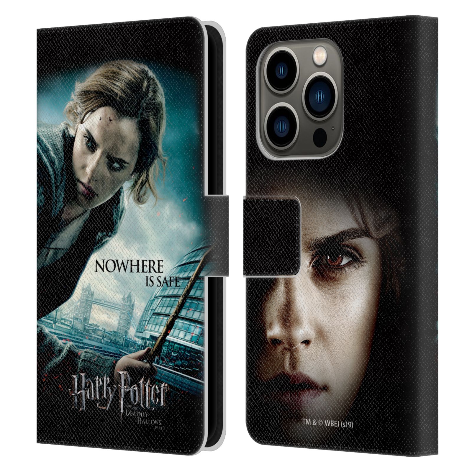 Pouzdro HEAD CASE na mobil Apple Iphone 14 PRO - Harry Potter - Hermiona v Londýně