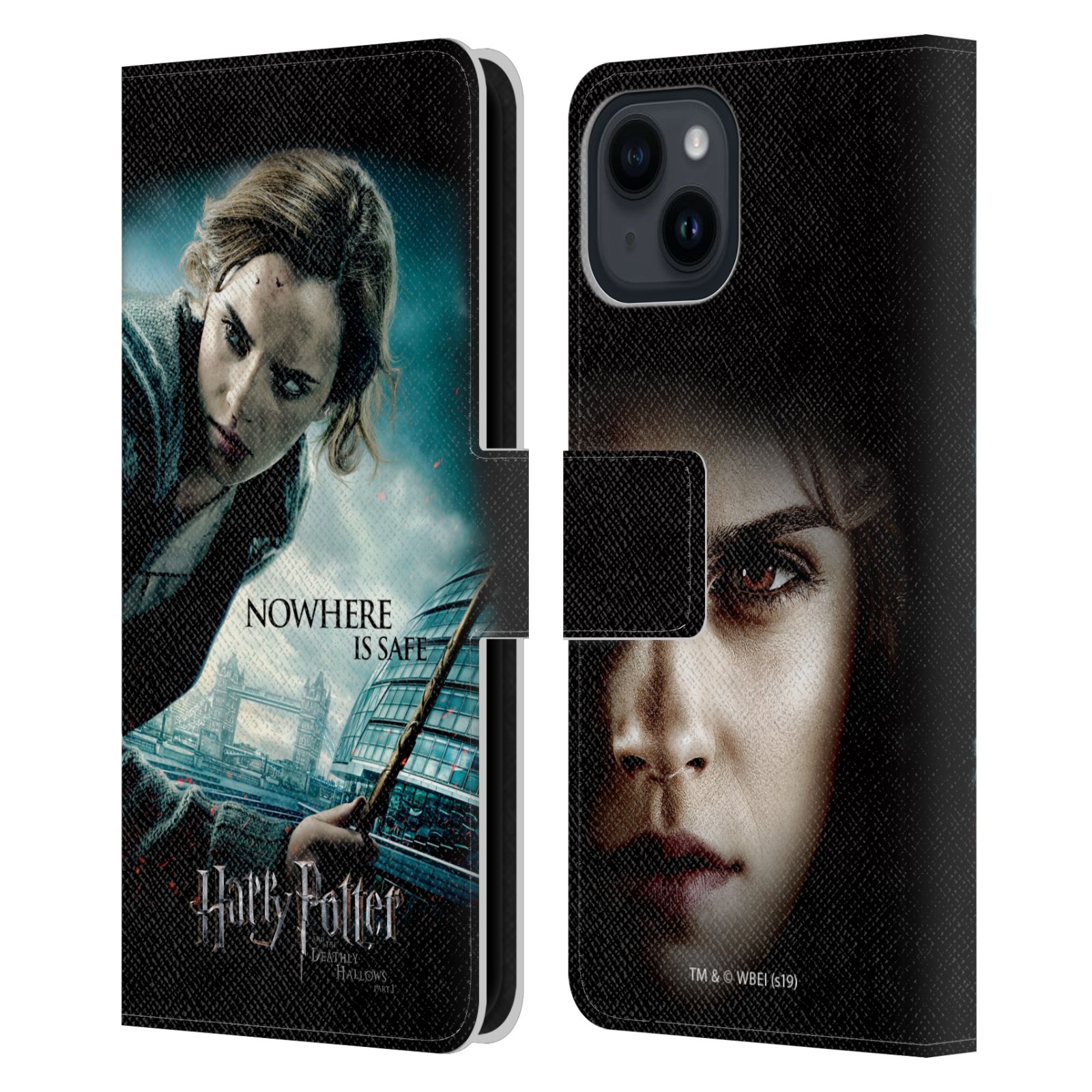 Pouzdro HEAD CASE na mobil Apple Iphone 15 - Harry Potter - Hermiona v Londýně