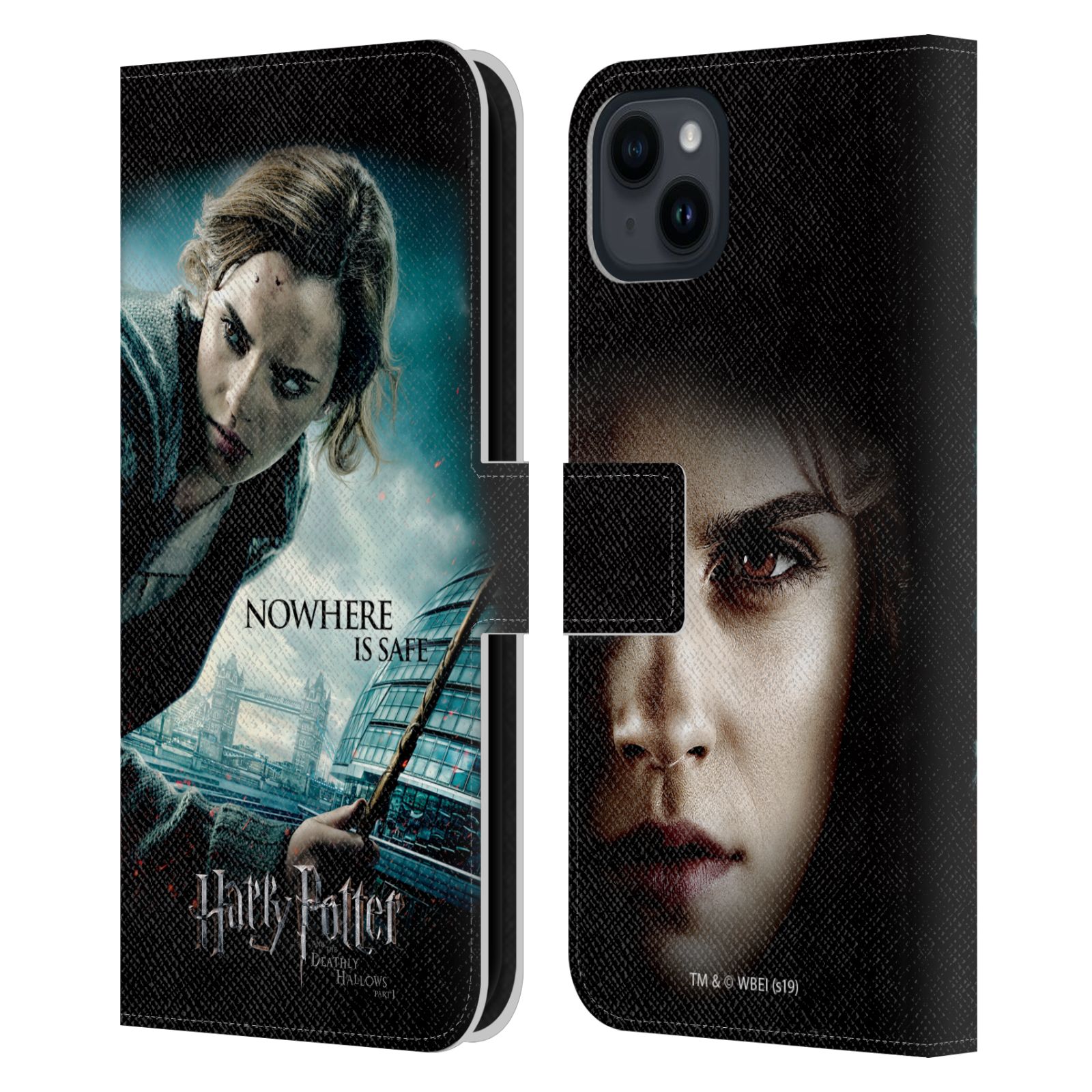 Pouzdro HEAD CASE na mobil Apple Iphone 15 PLUS - Harry Potter - Hermiona v Londýně