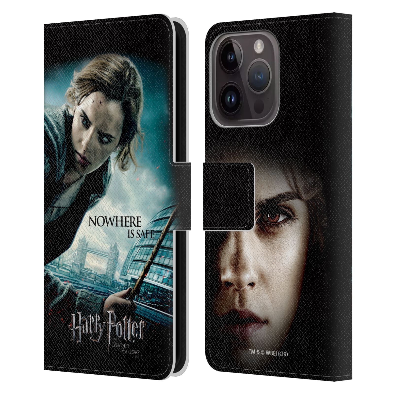 Pouzdro HEAD CASE na mobil Apple Iphone 15 PRO - Harry Potter - Hermiona v Londýně