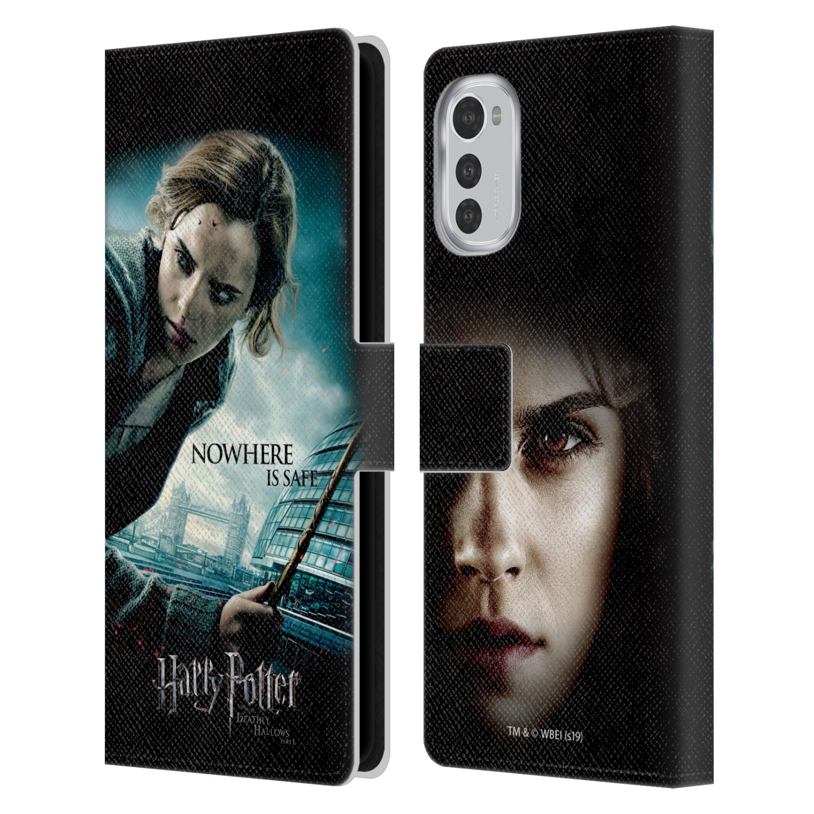 Pouzdro HEAD CASE na mobil Motorola Moto E32 / E32s - Harry Potter - Hermiona v Londýně