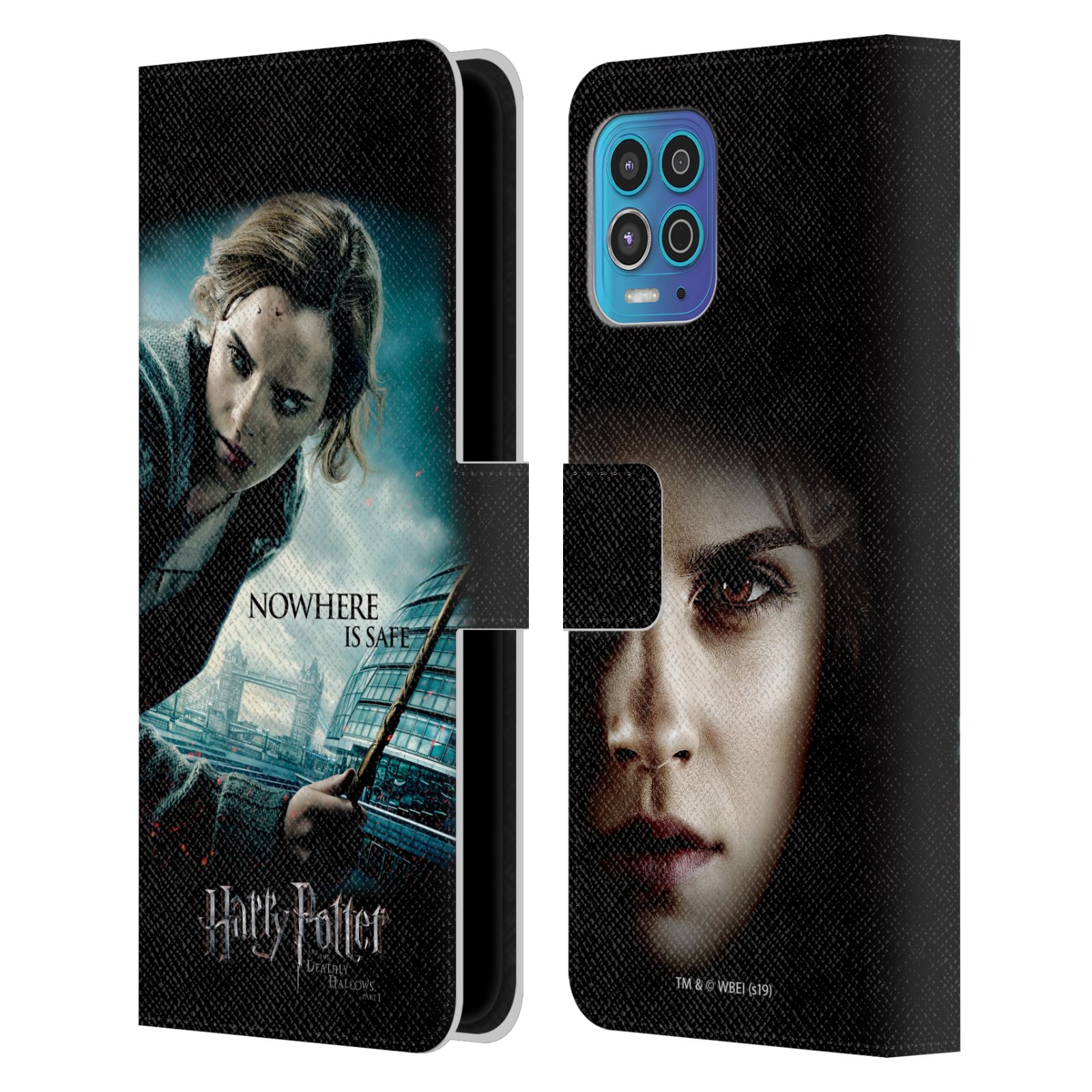 Pouzdro HEAD CASE na mobil Motorola MOTO G100 - Harry Potter - Hermiona v Londýně