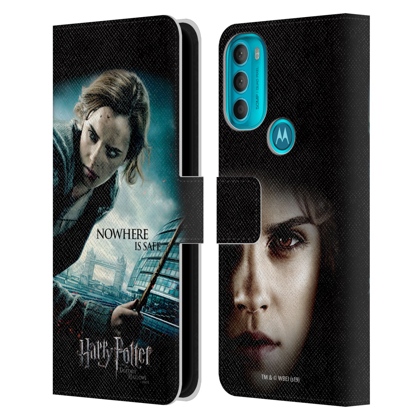 Pouzdro HEAD CASE na mobil Motorola Moto G71 5G - Harry Potter - Hermiona v Londýně