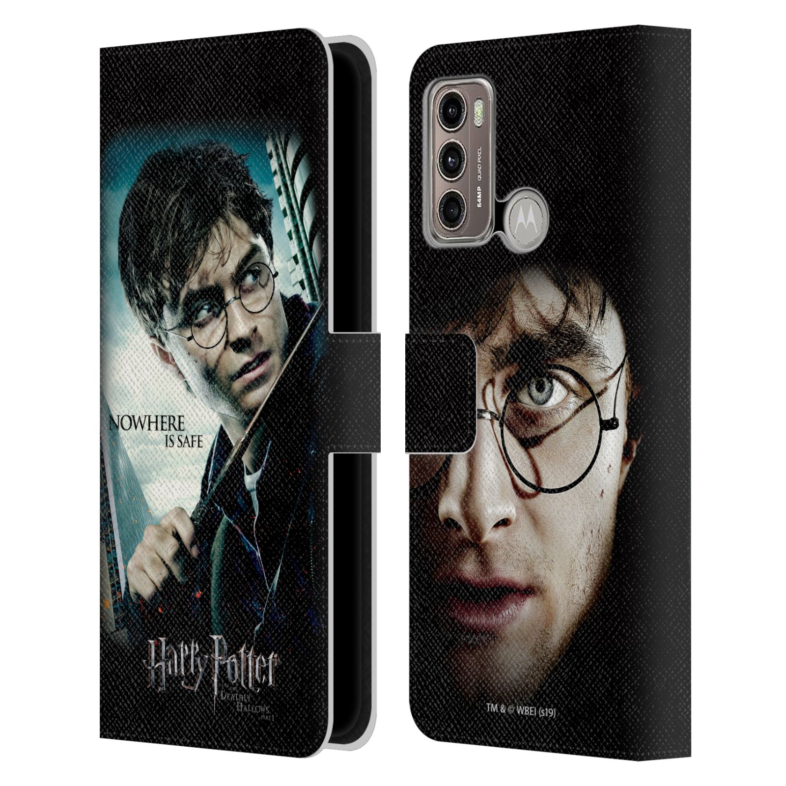 Pouzdro HEAD CASE na mobil Motorola Moto G60 - Harry Potter v Londýně