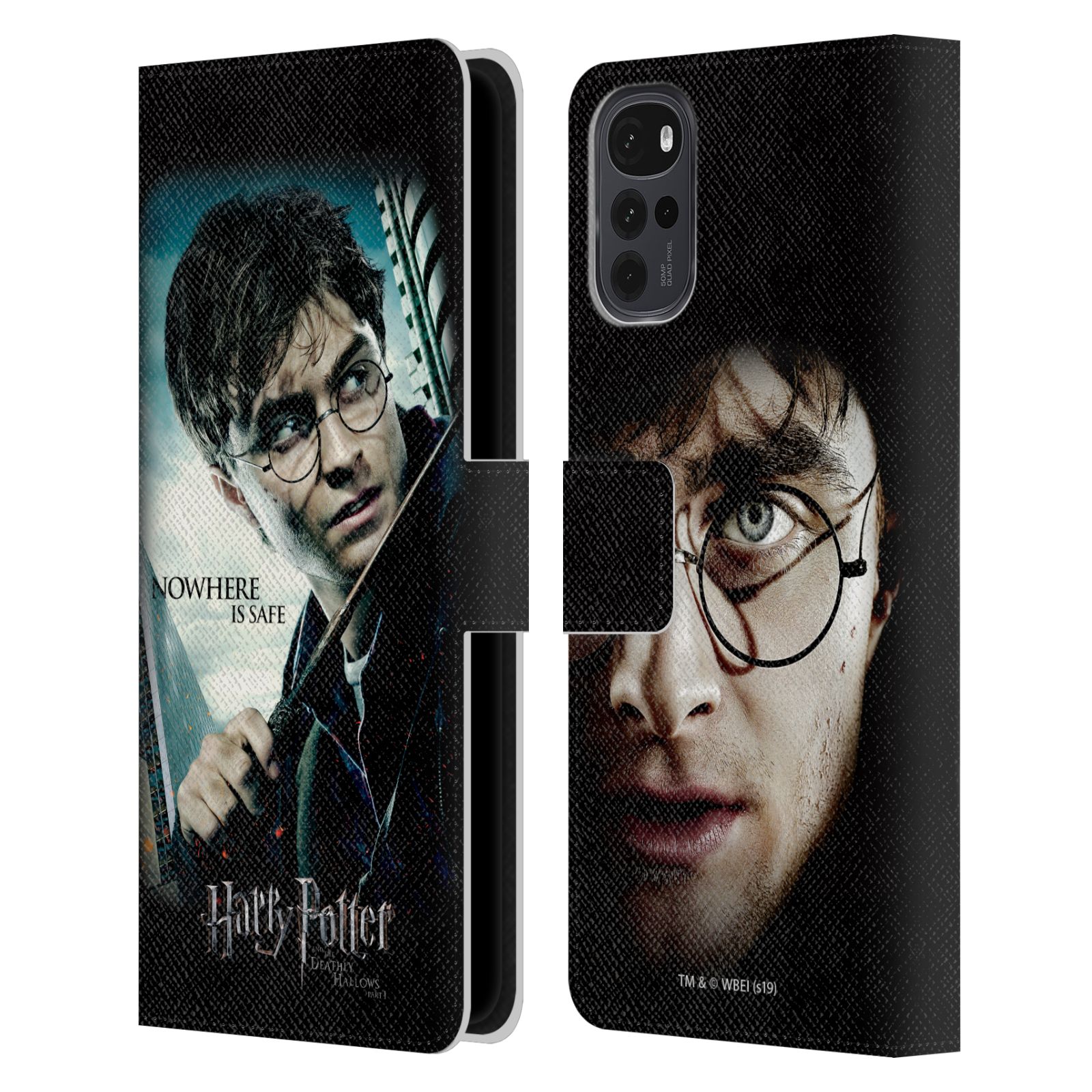Pouzdro HEAD CASE na mobil Motorola Moto G22 - Harry Potter v Londýně