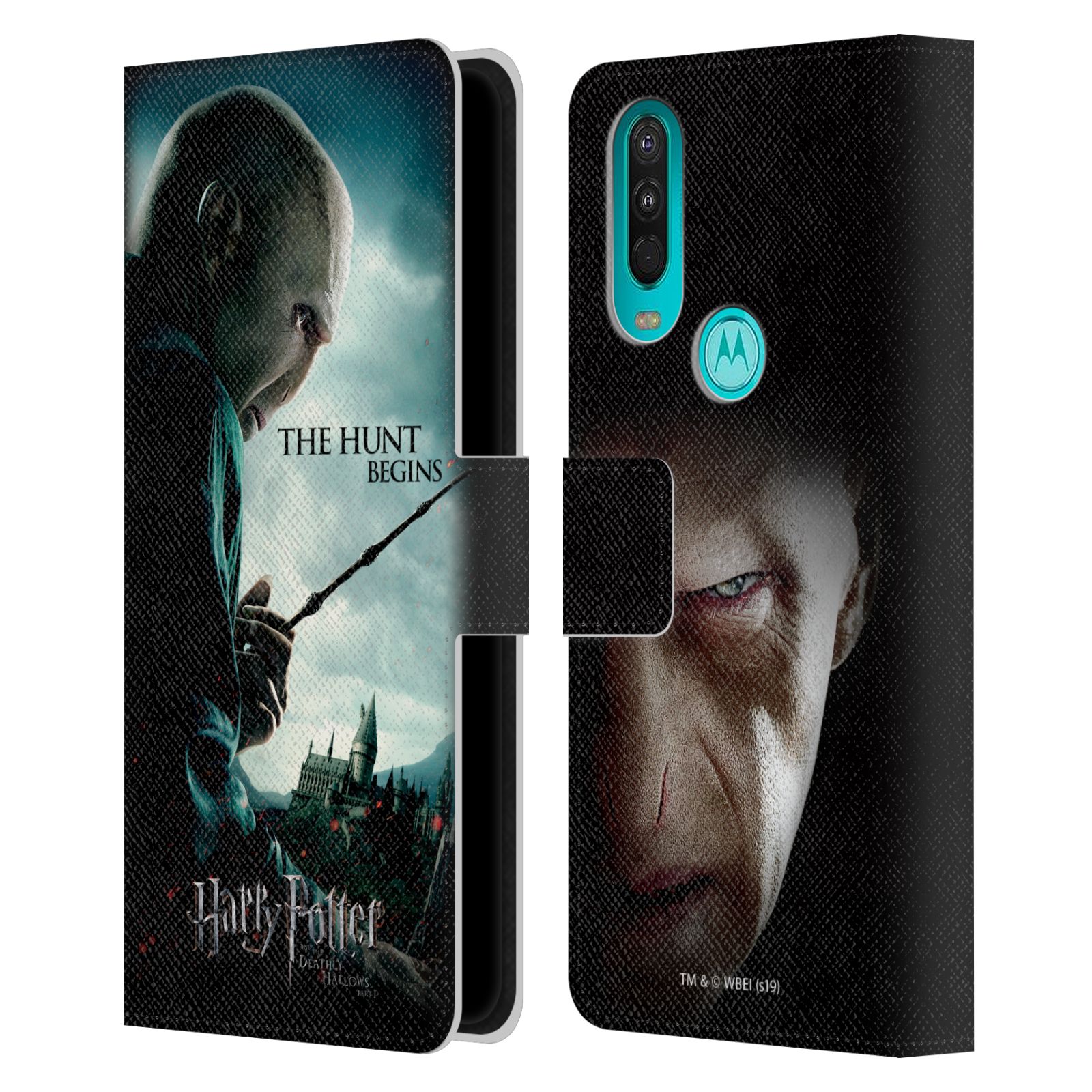 Pouzdro HEAD CASE na mobil Motorola One Action - Harry Potter - Voldemort