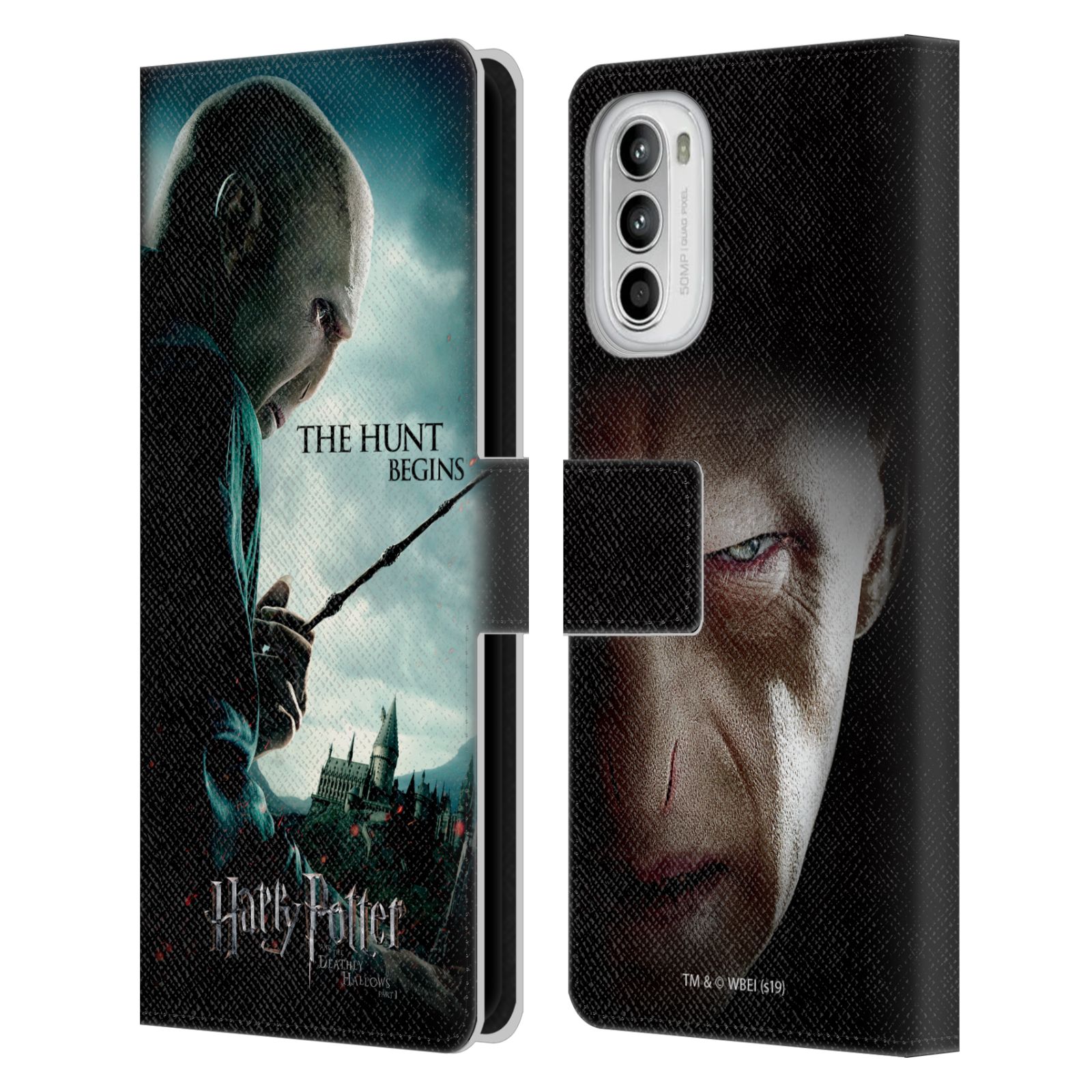 Pouzdro HEAD CASE na mobil Motorola Moto G52 - Harry Potter - Voldemort