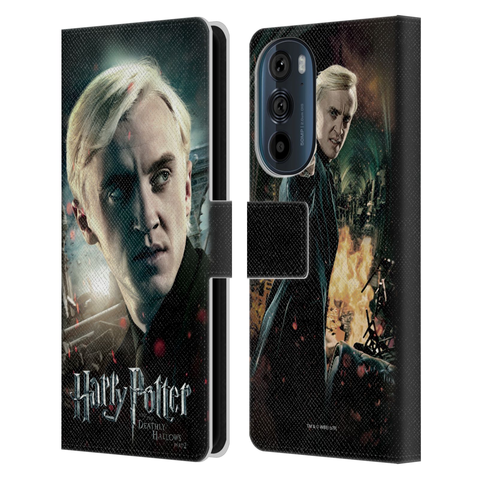 Pouzdro HEAD CASE na mobil Motorola EDGE 30 - Harry Potter - Draco Malfoy