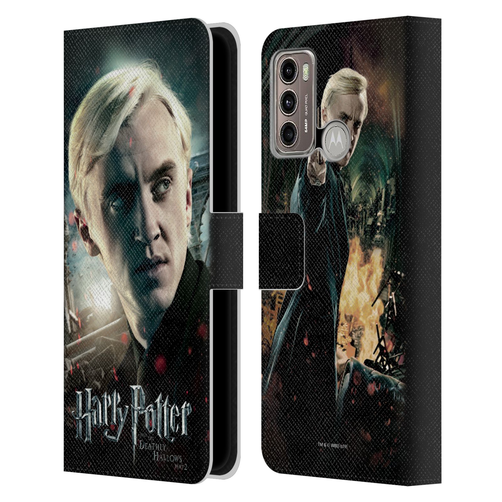 Pouzdro HEAD CASE na mobil Motorola Moto G60 - Harry Potter - Draco Malfoy