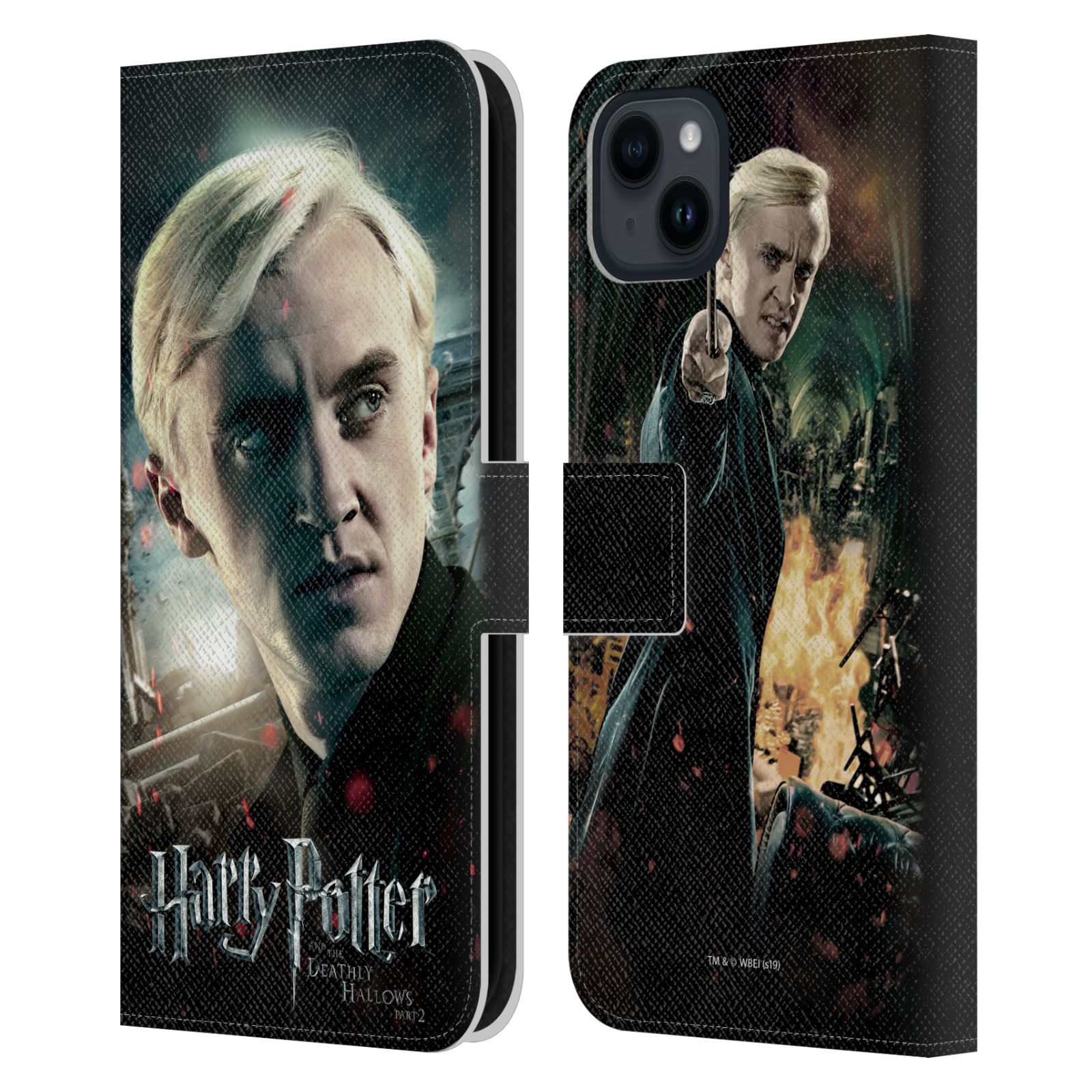 Pouzdro HEAD CASE na mobil Apple Iphone 15 PLUS - Harry Potter - Draco Malfoy