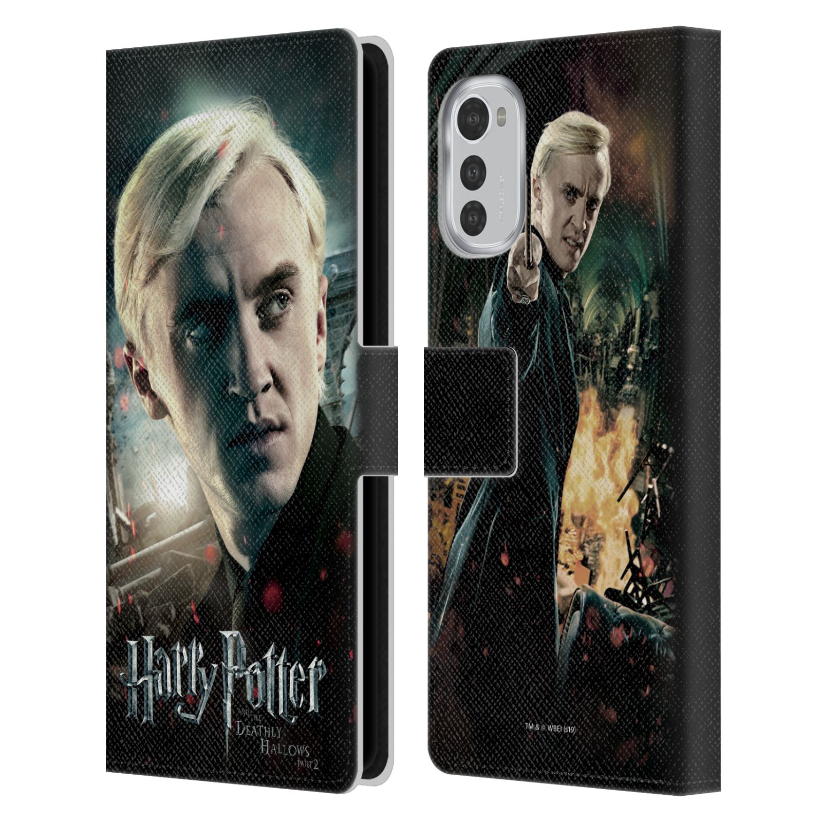 Pouzdro HEAD CASE na mobil Motorola Moto E32 / E32s - Harry Potter - Draco Malfoy
