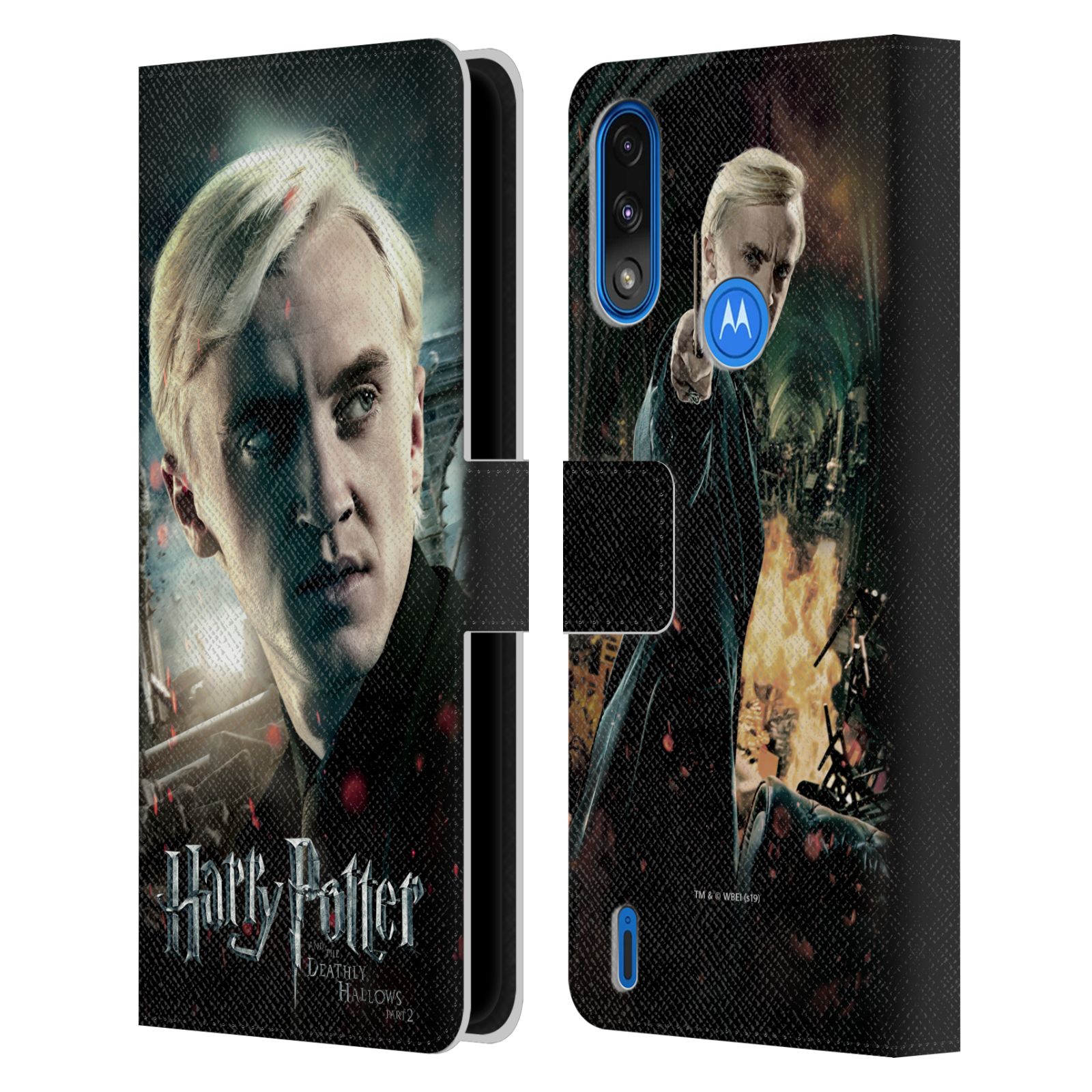 Pouzdro HEAD CASE na mobil Motorola Moto E7 POWER - Harry Potter - Draco Malfoy