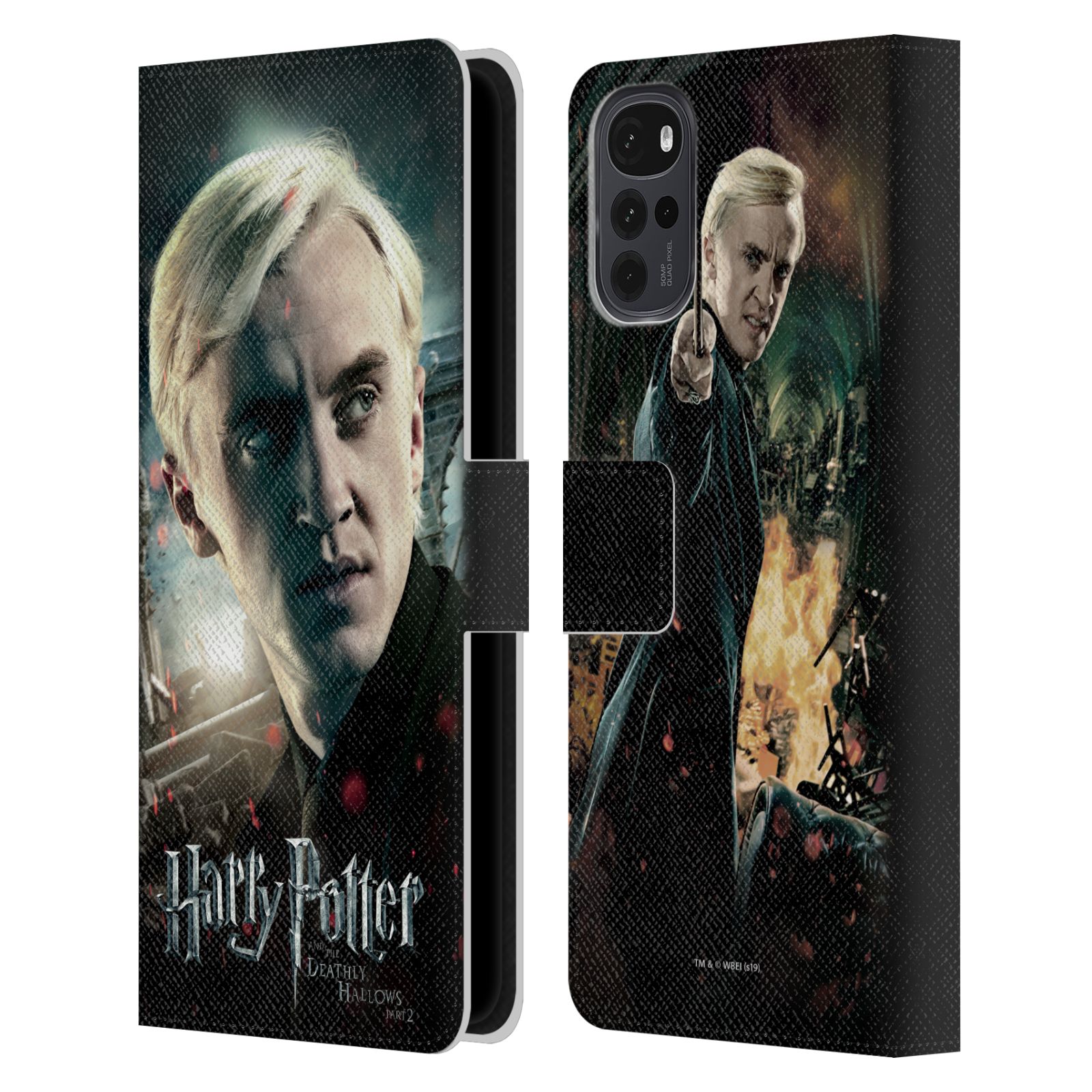 Pouzdro HEAD CASE na mobil Motorola Moto G22 - Harry Potter - Draco Malfoy