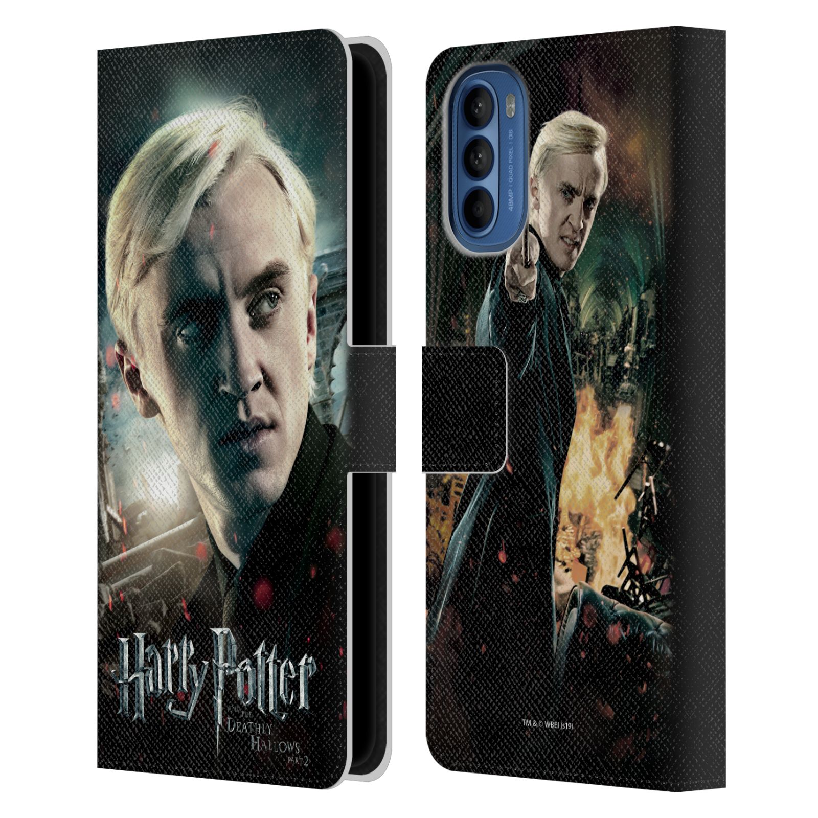 Pouzdro HEAD CASE na mobil Motorola Moto G41 - Harry Potter - Draco Malfoy