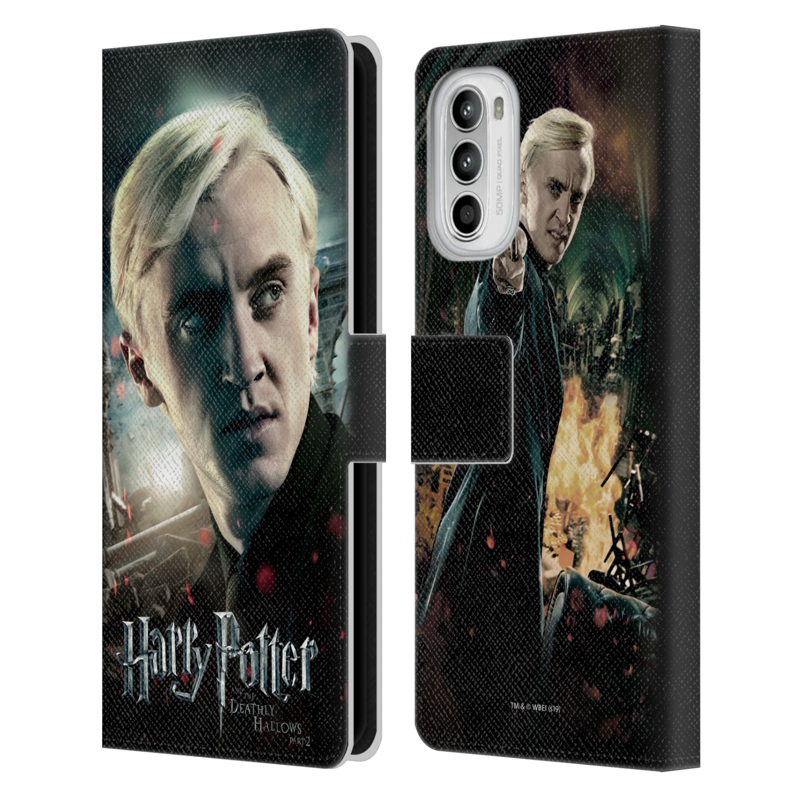 Pouzdro HEAD CASE na mobil Motorola Moto G52 - Harry Potter - Draco Malfoy