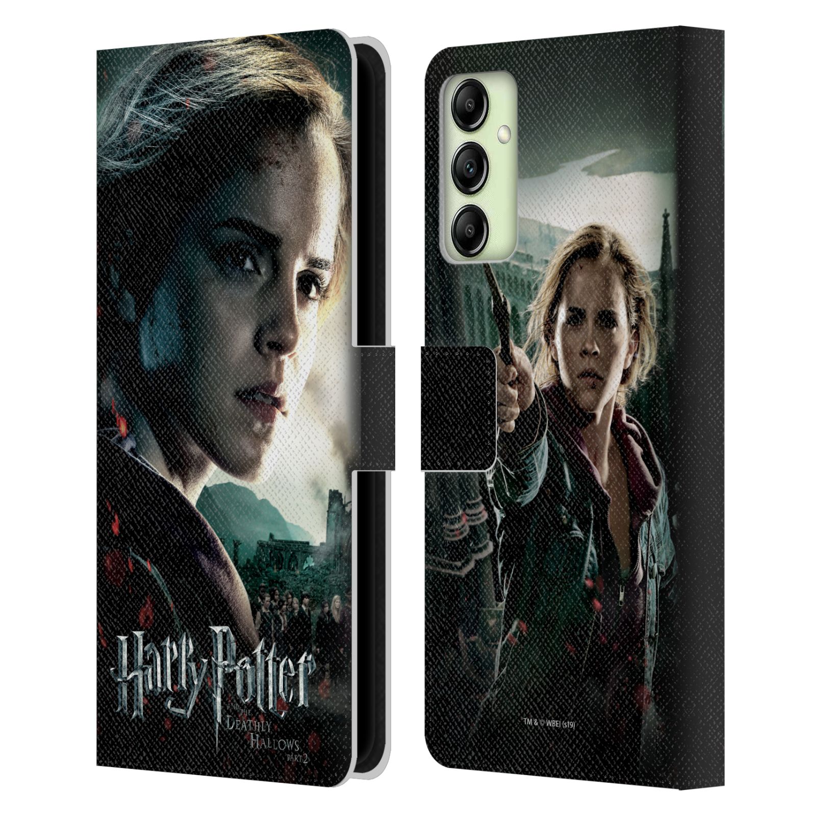 Pouzdro HEAD CASE na mobil Samsung Galaxy A14 - Harry Potter - Hermiona pohled ze strany